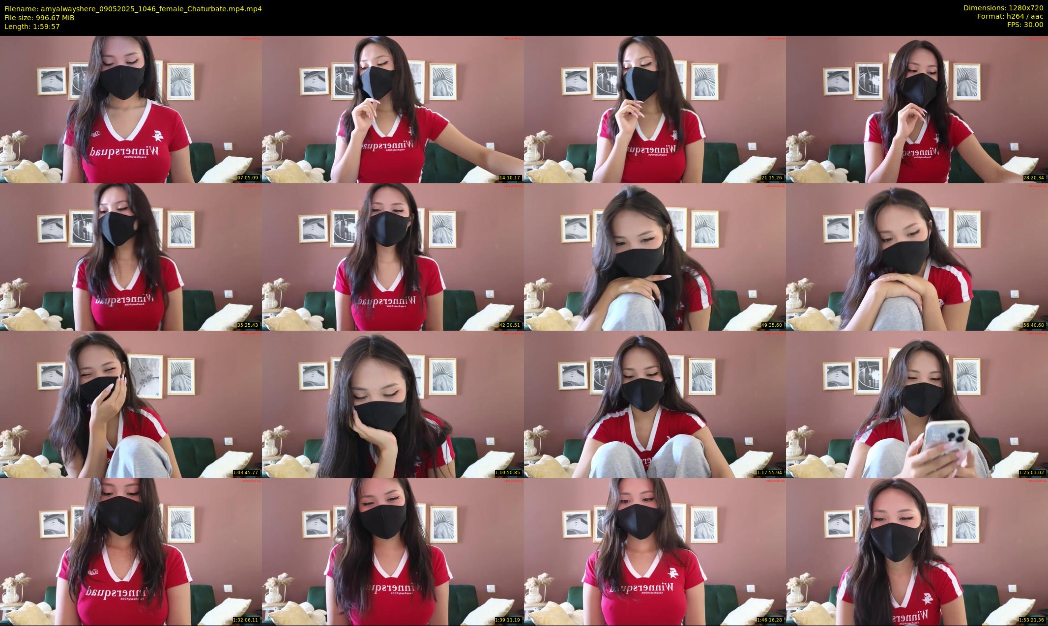 amyalwayshere — 120 minute Chaturbate female cam show recording, 720p, May 9, 2025