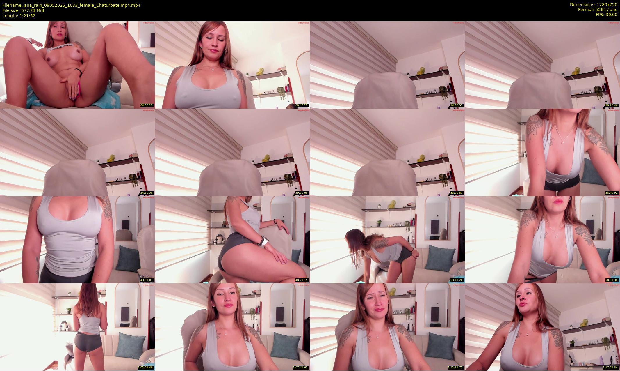 ana_rain — 82 minute Chaturbate female cam show recording, 720p, May 9, 2025