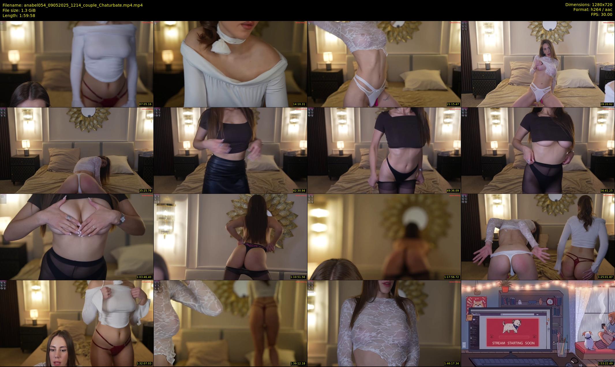 anabel054 — 120 minute Chaturbate female cam show recording, 720p, May 9, 2025