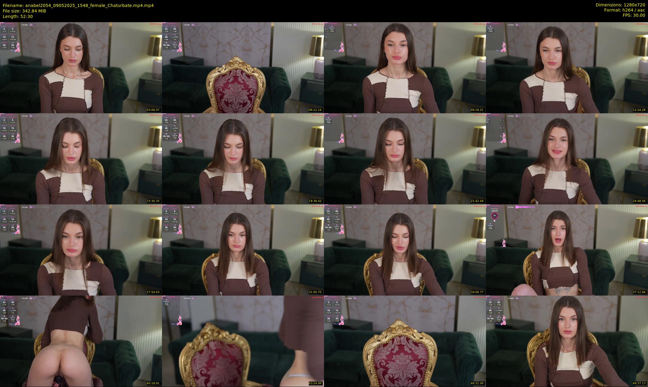 anabel2054 — 53 minute Chaturbate female cam show recording, 720p, May 9, 2025