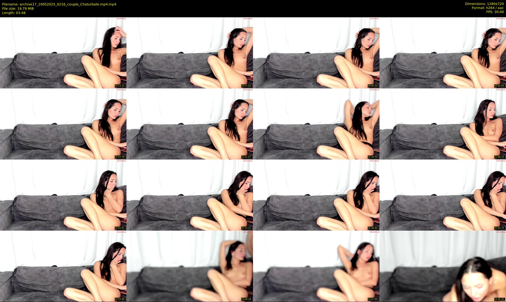 archive17 — 4 minute Chaturbate couple cam show recording, 720p, May 10, 2025