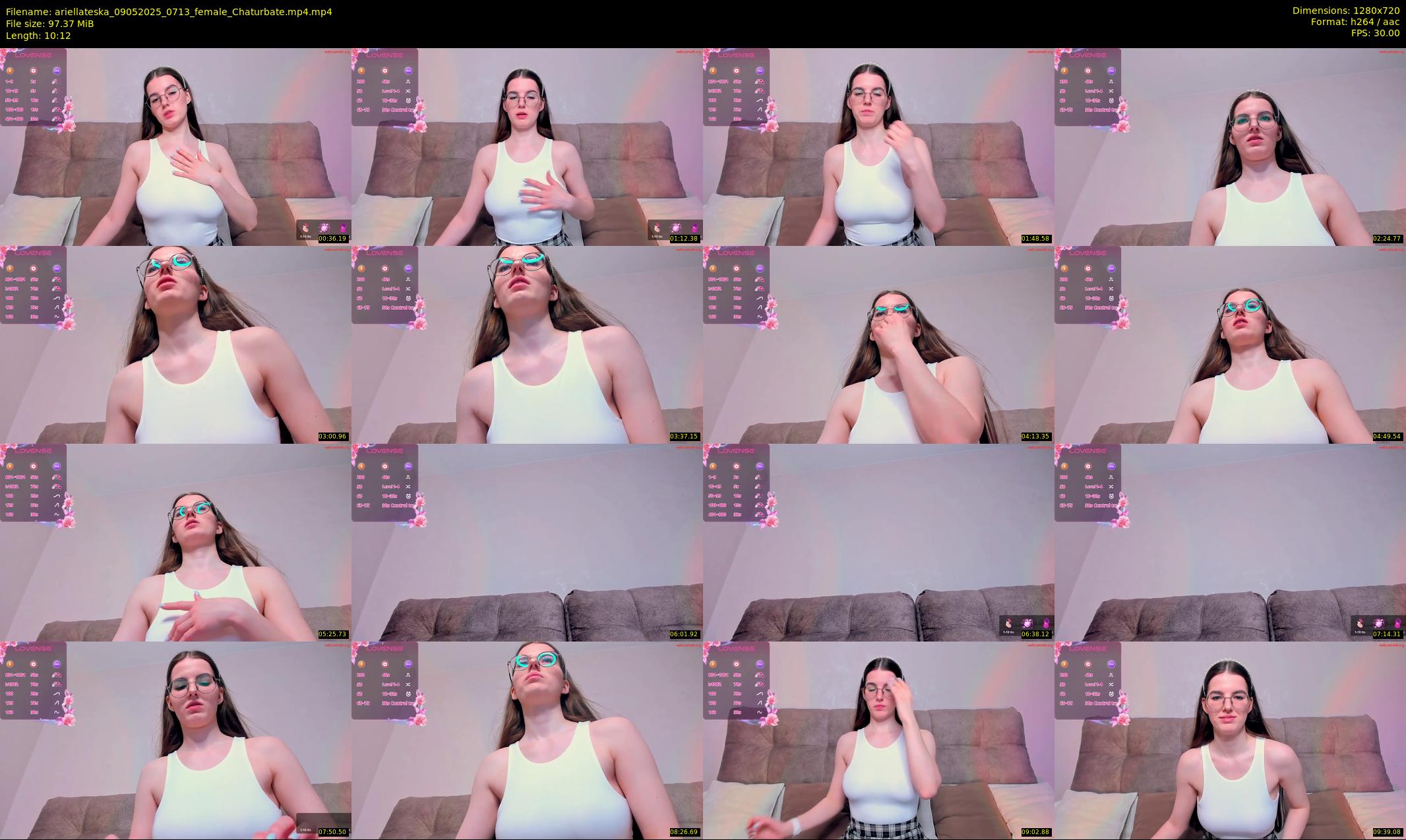ariellateska — 11 minute Chaturbate female cam show recording, 720p, May 9, 2025