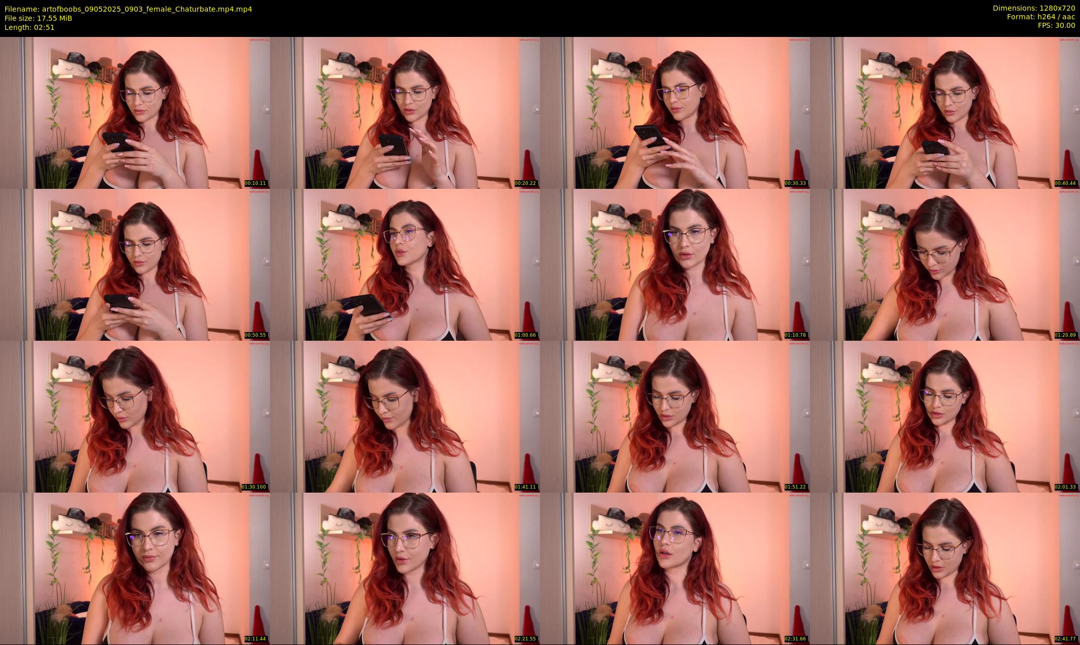 artofboobs — 3 minute Chaturbate female cam show recording, 720p, May 9, 2025