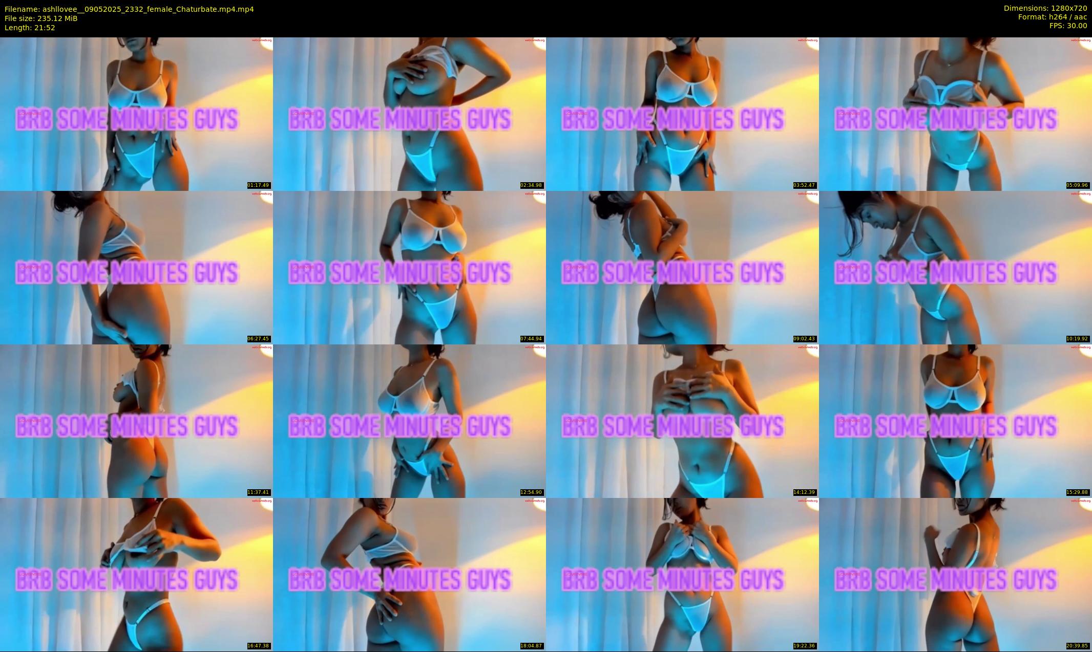 ashllovee_ — 22 minute Chaturbate female cam show recording, 720p, May 9, 2025