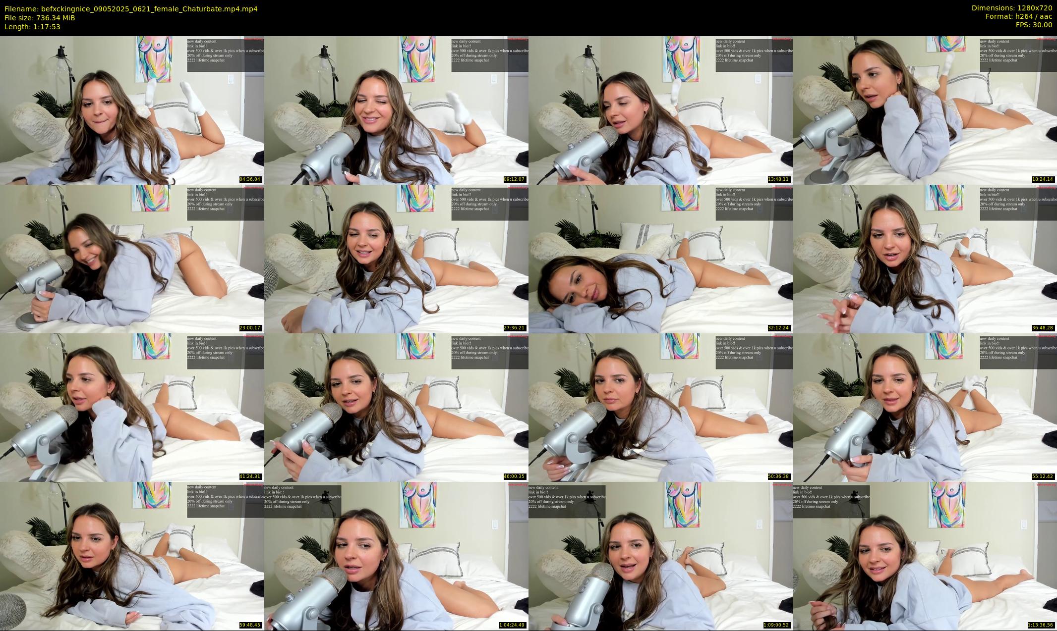 befxckingnice — 78 minute Chaturbate female cam show recording, 720p, May 9, 2025