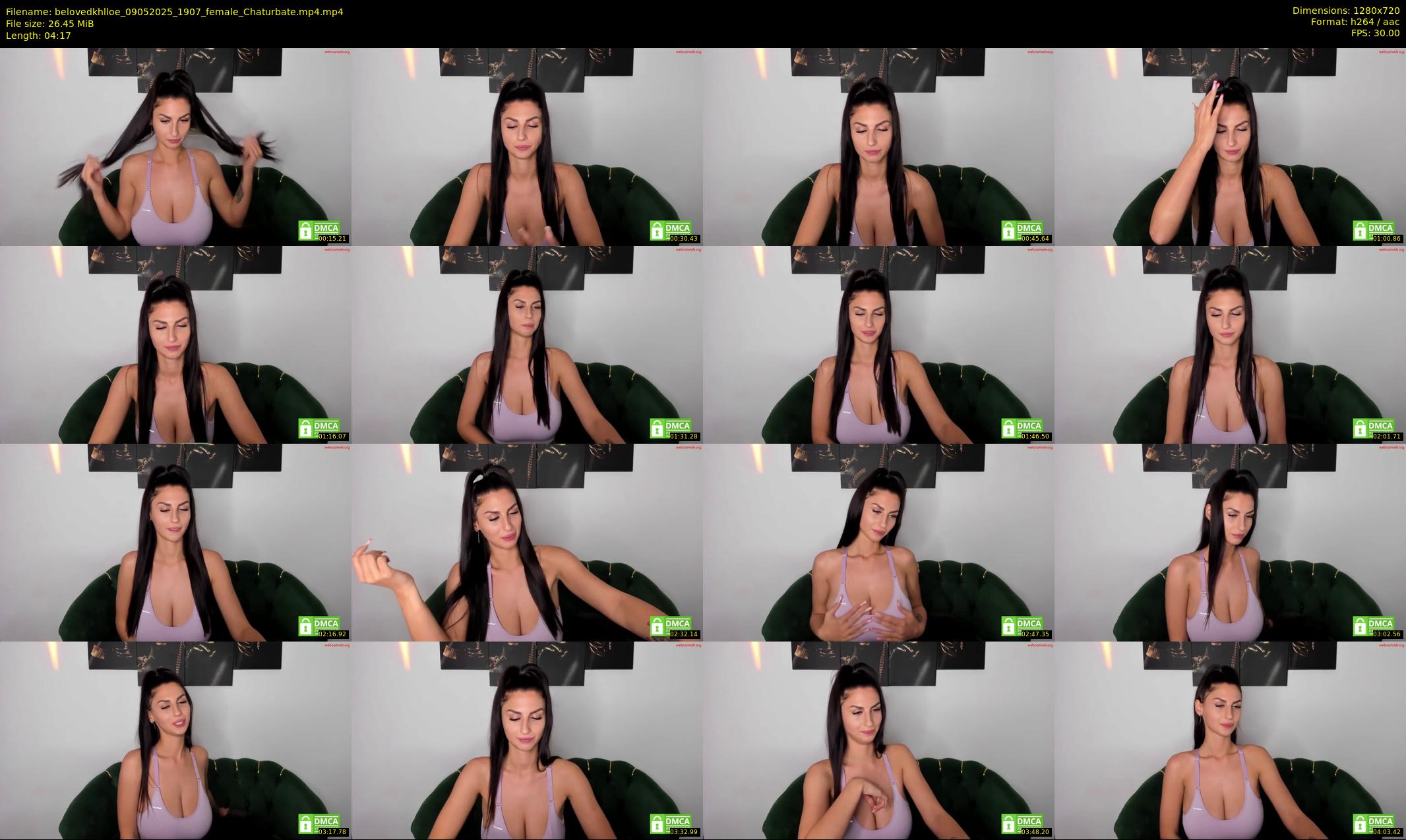 belovedkhlloe — 5 minute Chaturbate female cam show recording, 720p, May 9, 2025
