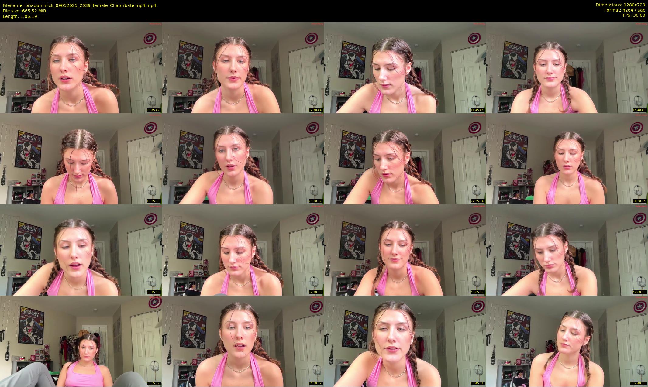 briadominick — 67 minute Chaturbate couple cam show recording, 720p, May 9, 2025