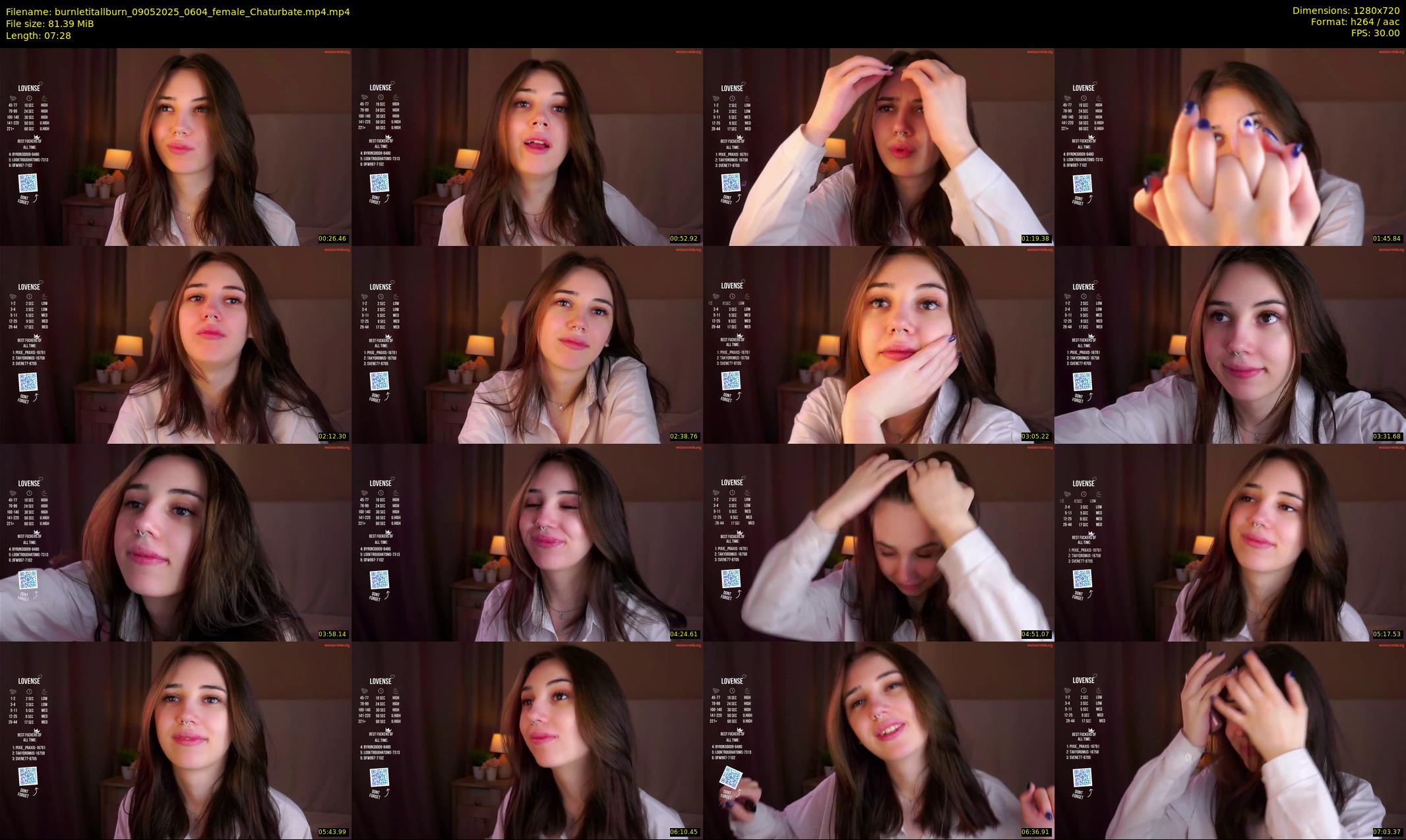 burnletitallburn — 8 minute Chaturbate female cam show recording, 720p, May 9, 2025