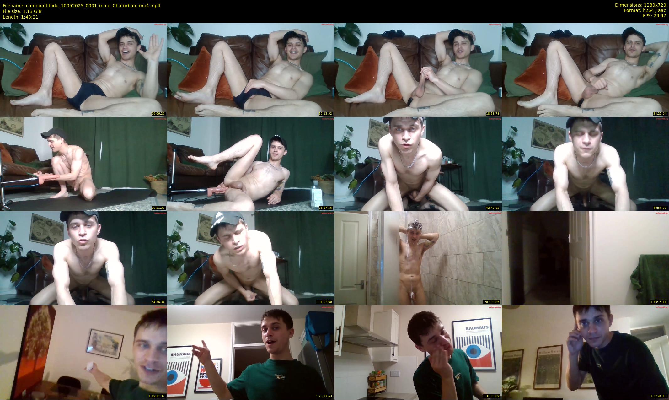 camdoattitude — 104 minute Chaturbate male cam show recording, 720p, May 10, 2025