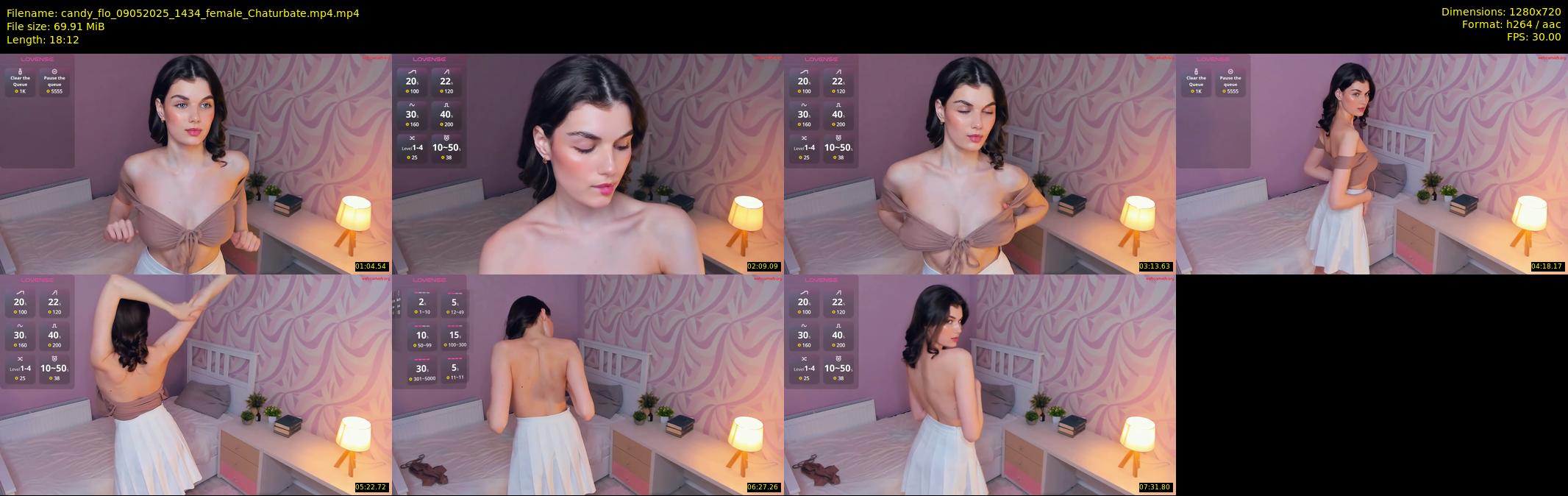 candy_flo — 19 minute Chaturbate female cam show recording, 720p, May 9, 2025