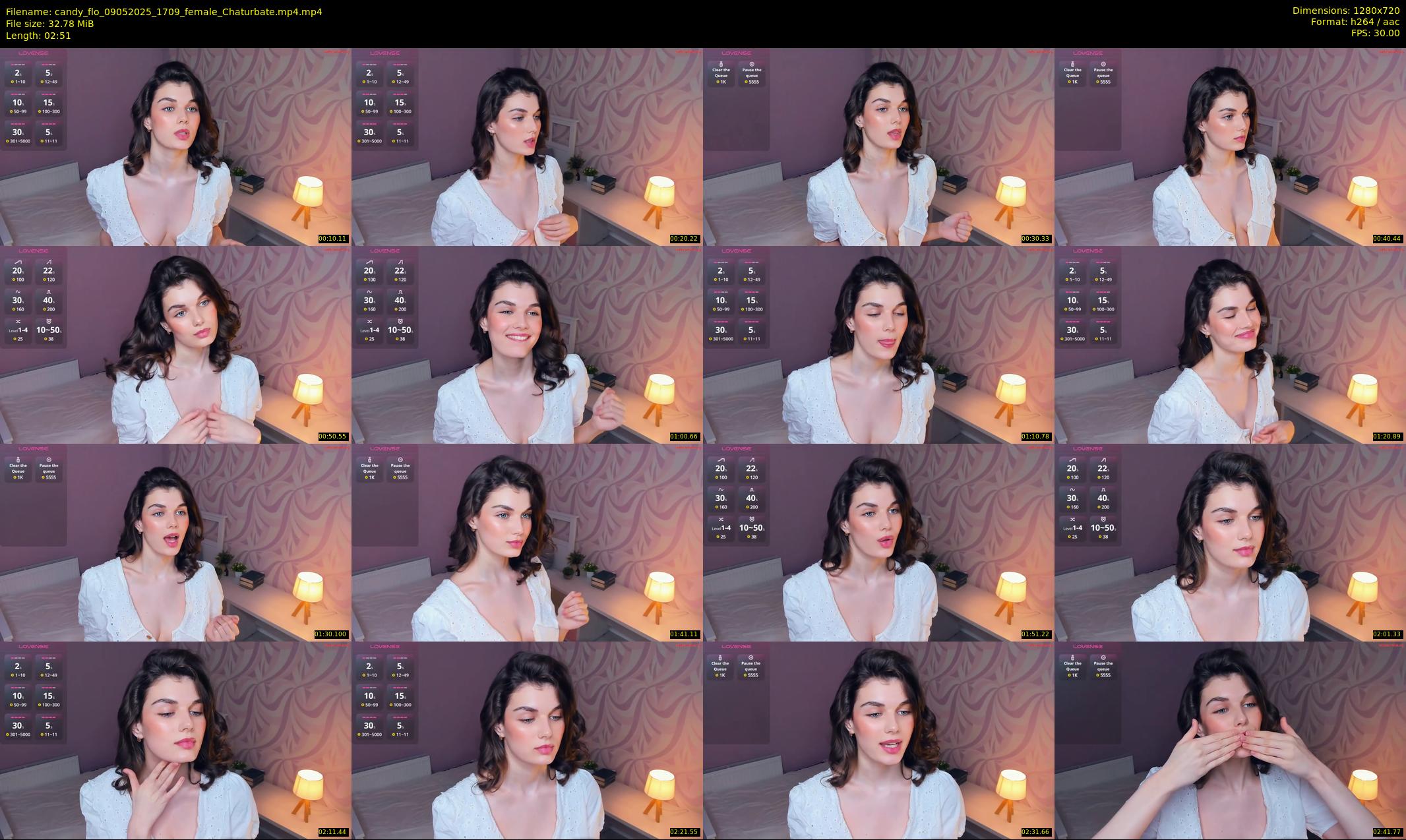 candy_flo — 3 minute Chaturbate female cam show recording, 720p, May 9, 2025