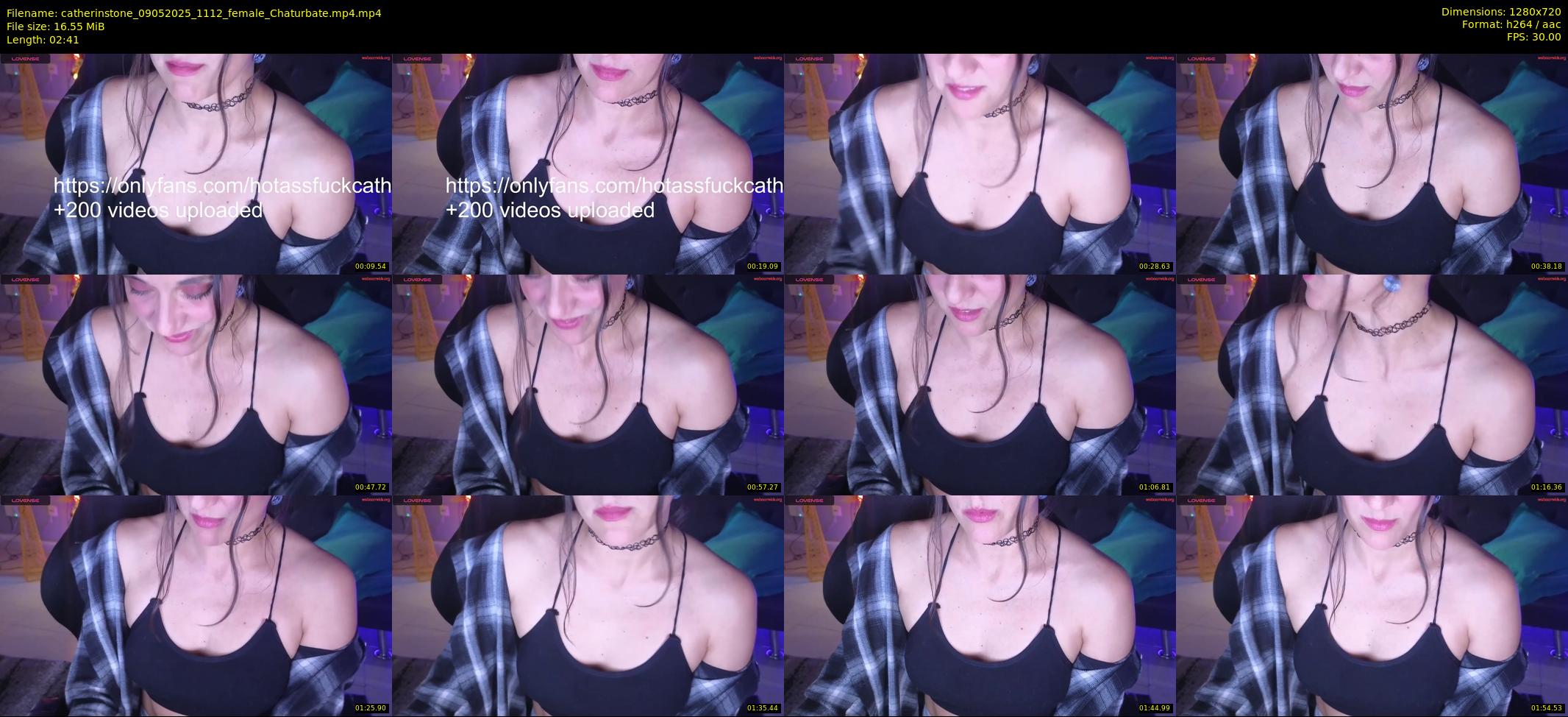 catherinstone — 3 minute Chaturbate female cam show recording, 720p, May 9, 2025