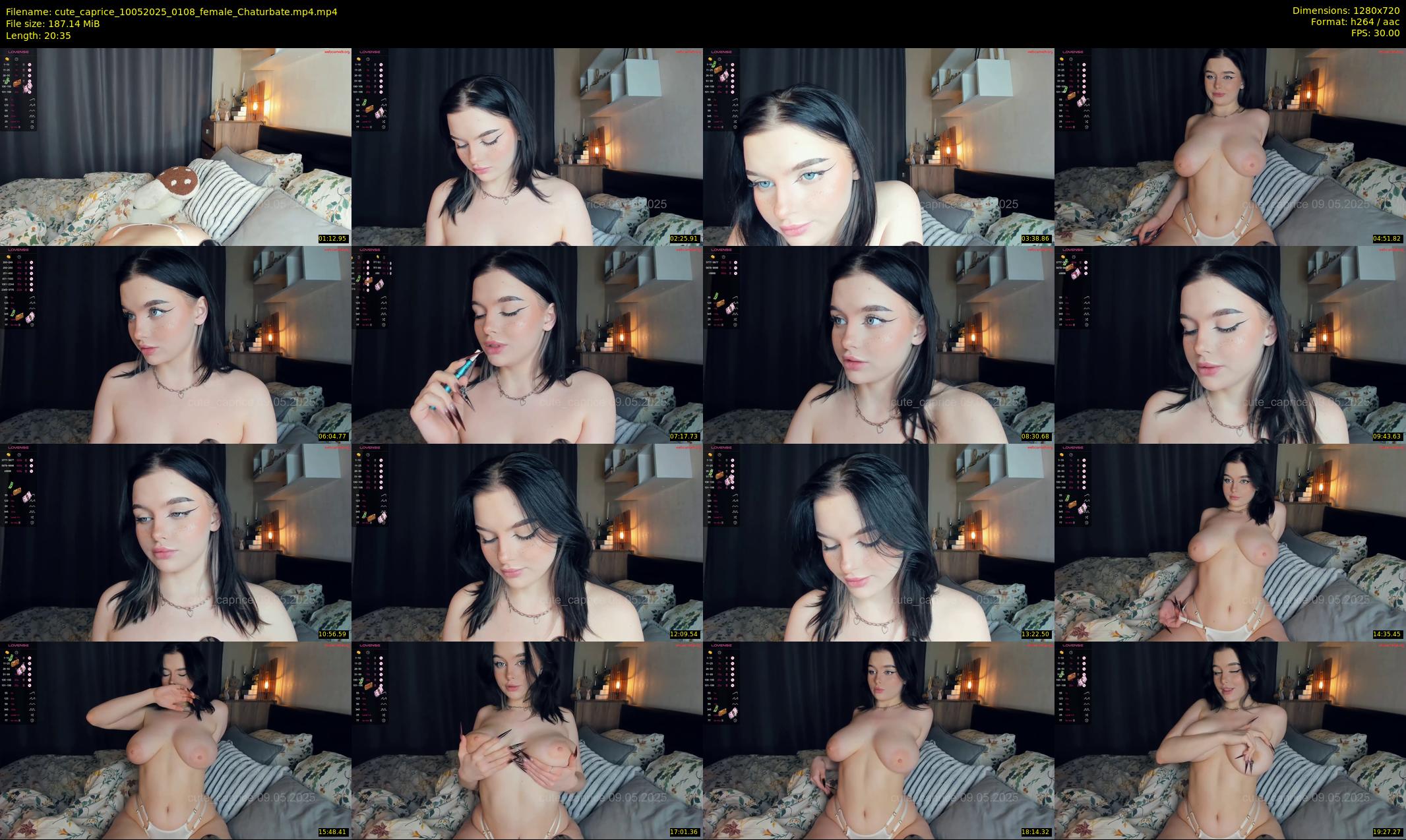 cute_caprice — 21 minute Chaturbate female cam show recording, 720p, May 10, 2025