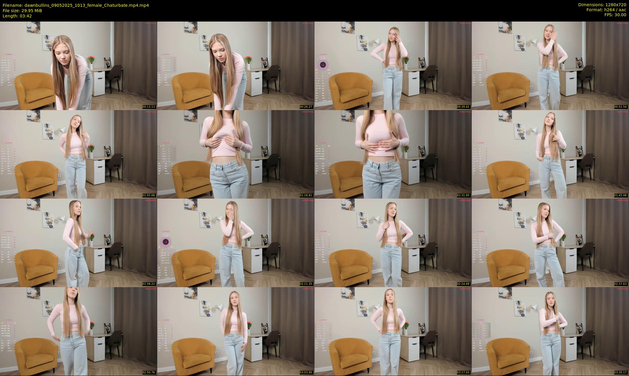 dawnbullins — 4 minute Chaturbate female cam show recording, 720p, May 9, 2025