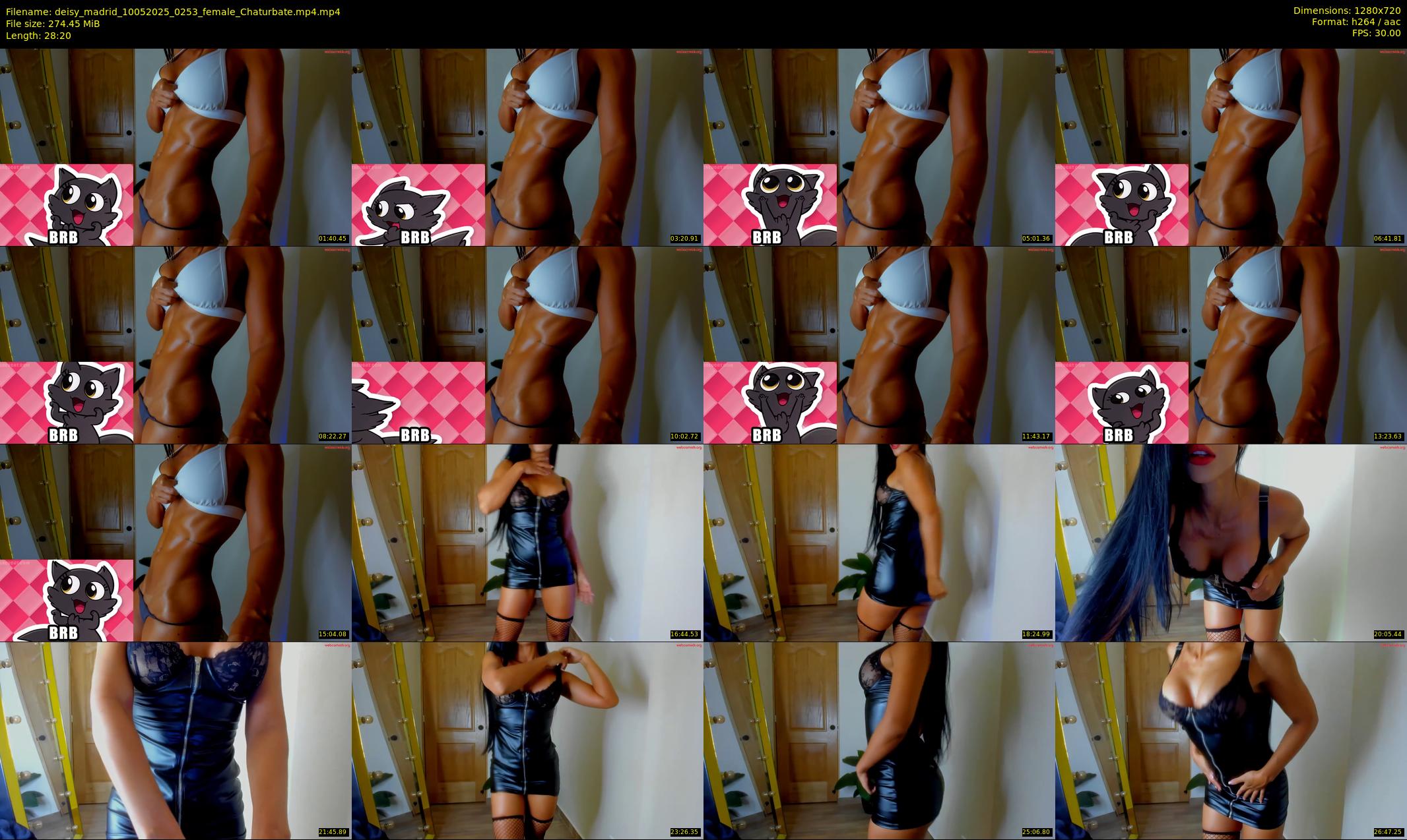 deisy_madrid — 29 minute Chaturbate female cam show recording, 720p, May 10, 2025