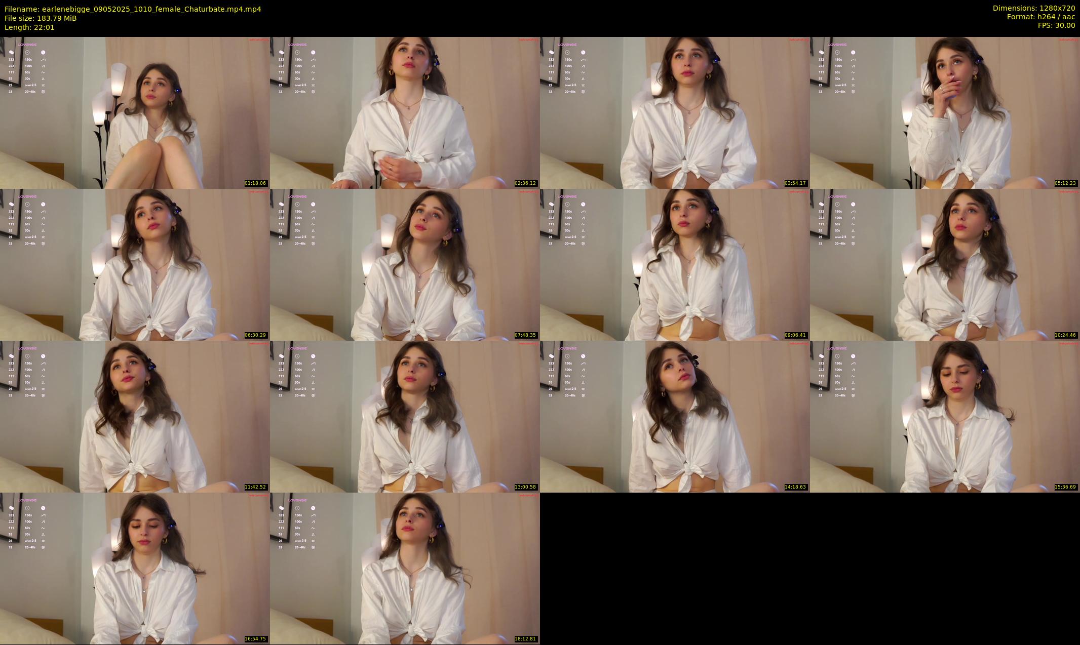 earlenebigge — 23 minute Chaturbate female cam show recording, 720p, May 9, 2025