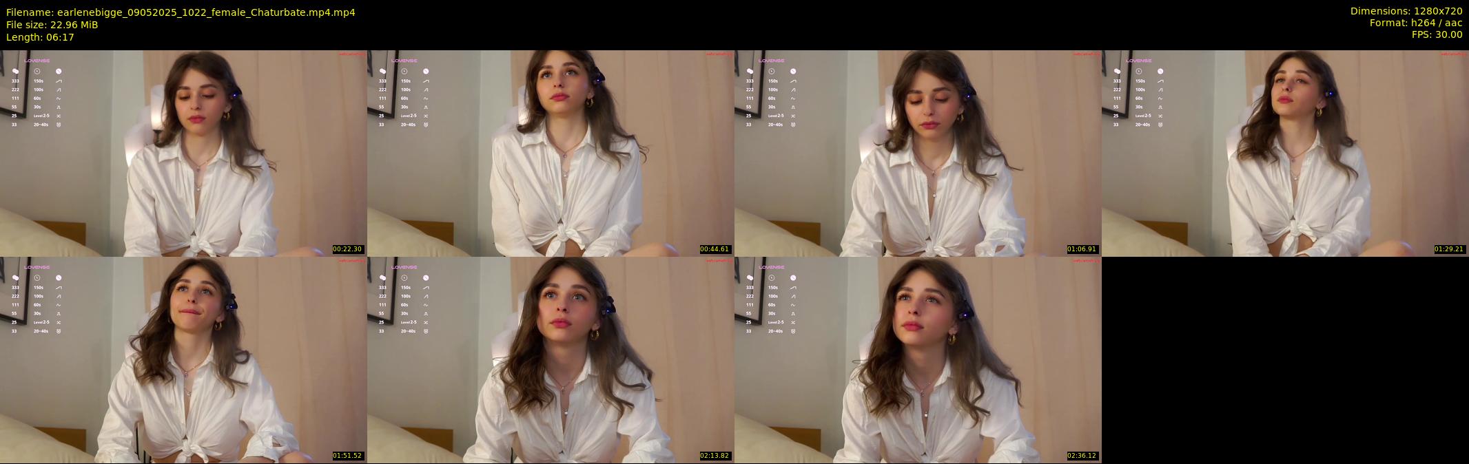 earlenebigge — 7 minute Chaturbate female cam show recording, 720p, May 9, 2025
