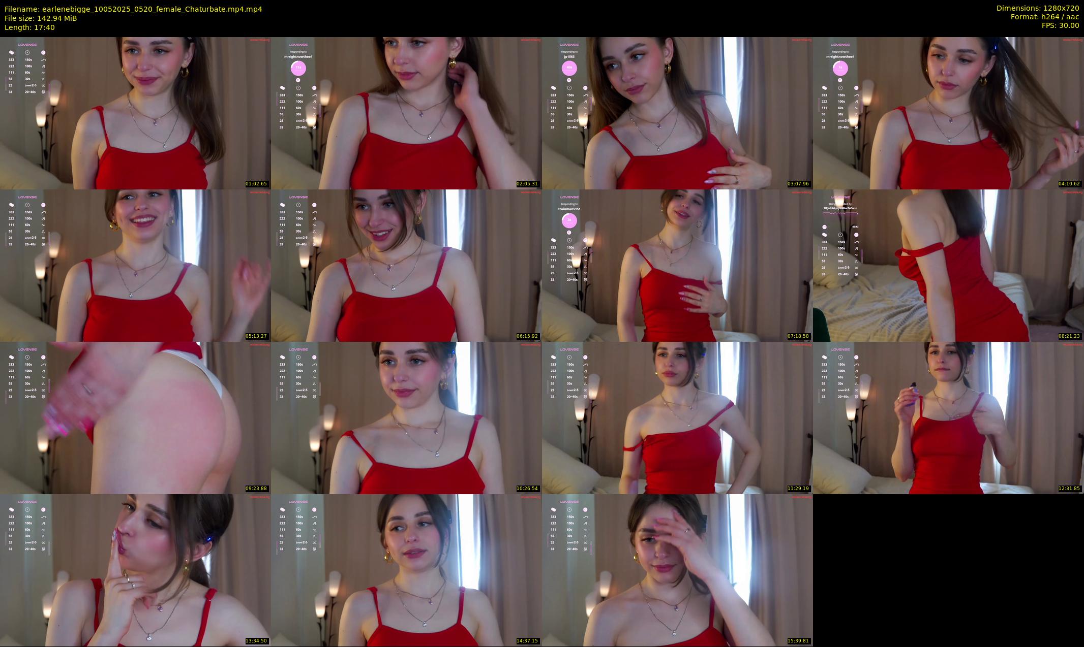 earlenebigge — 18 minute Chaturbate female cam show recording, 720p, May 10, 2025