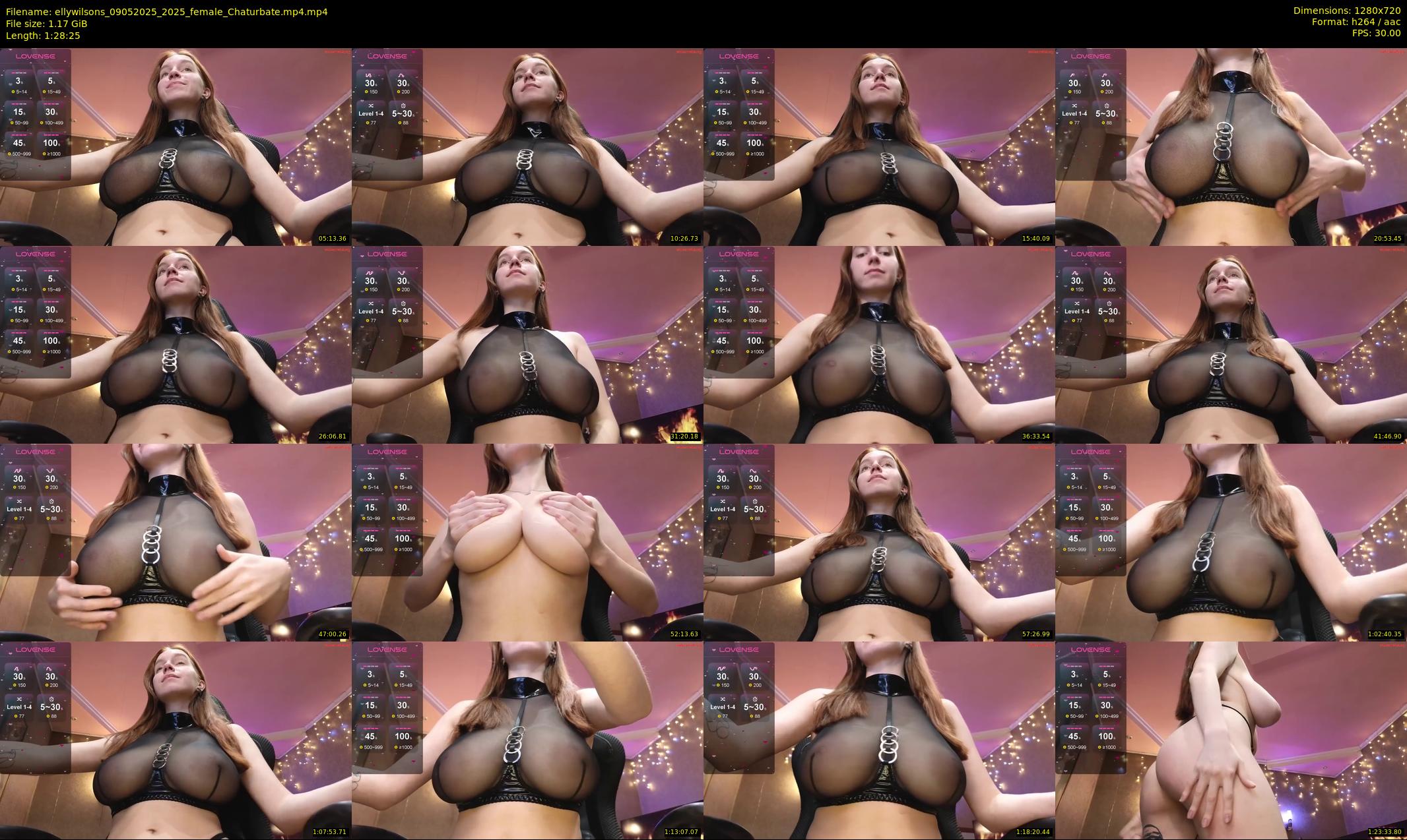 ellywilsons — 89 minute Chaturbate female cam show recording, 720p, May 9, 2025