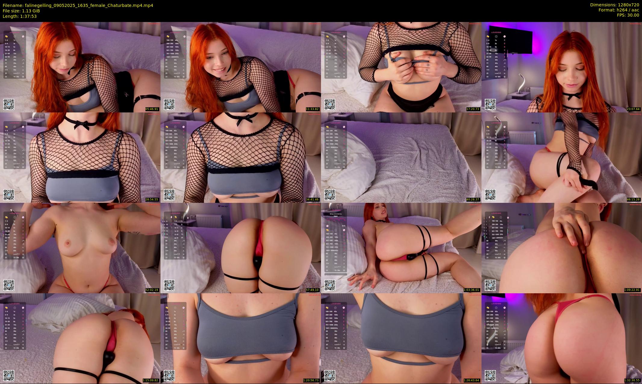 falinegelling — 98 minute Chaturbate female cam show recording, 720p, May 9, 2025