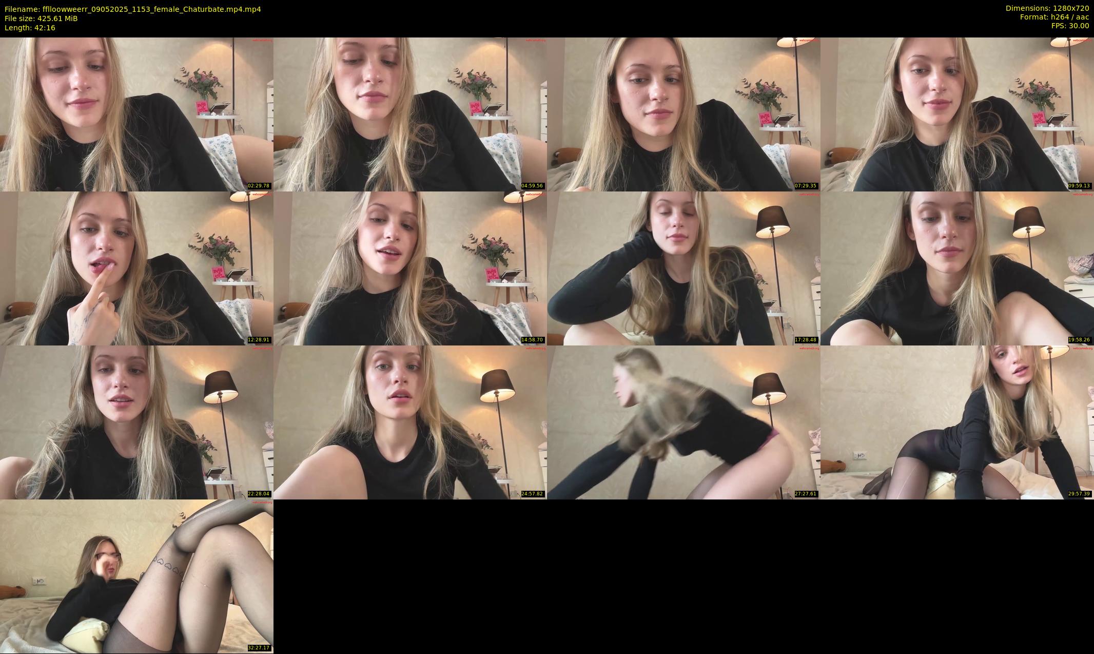 fflloowweerr — 43 minute Chaturbate couple cam show recording, 720p, May 9, 2025