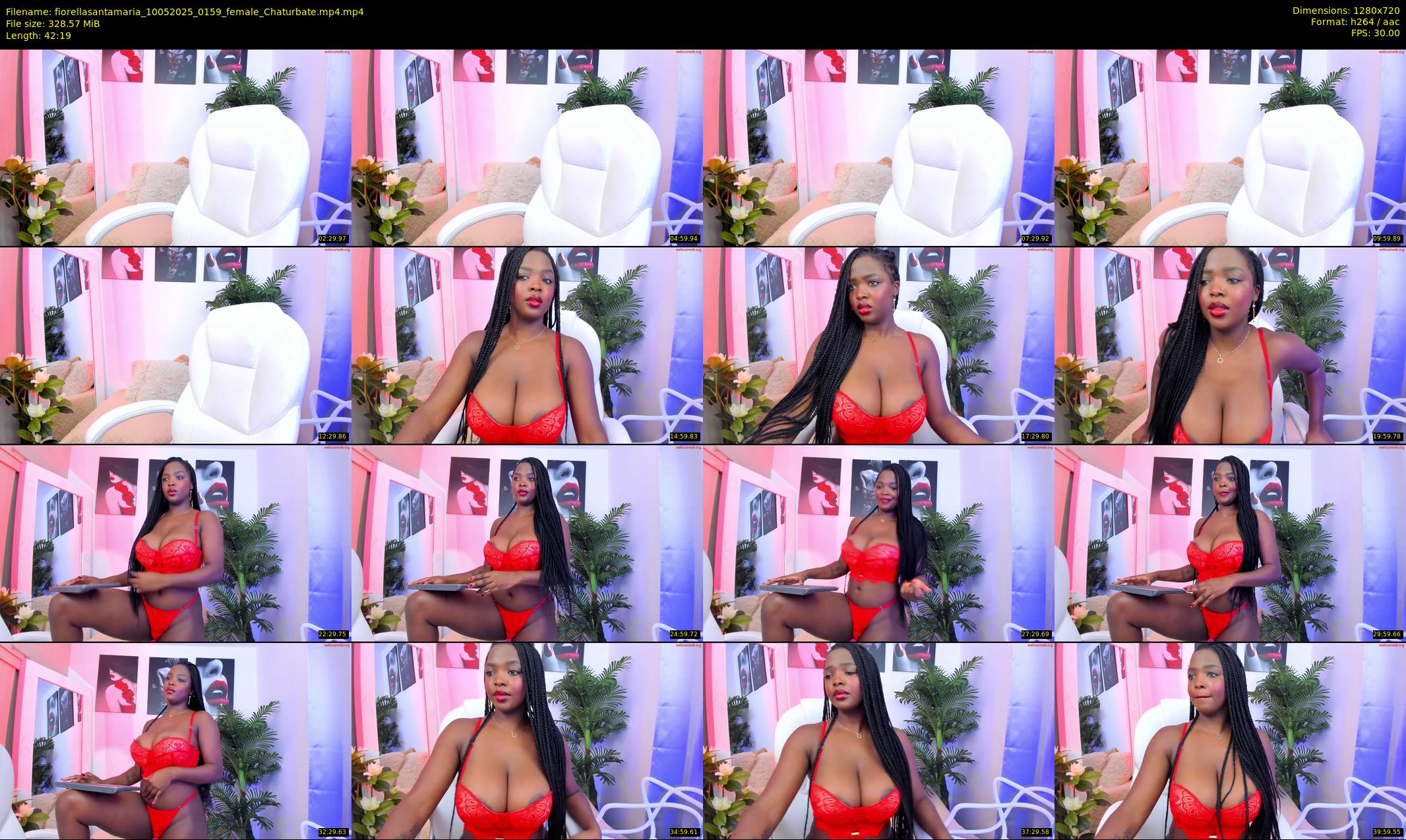 fiorellasantamaria — 43 minute Chaturbate female cam show recording, 720p, May 10, 2025