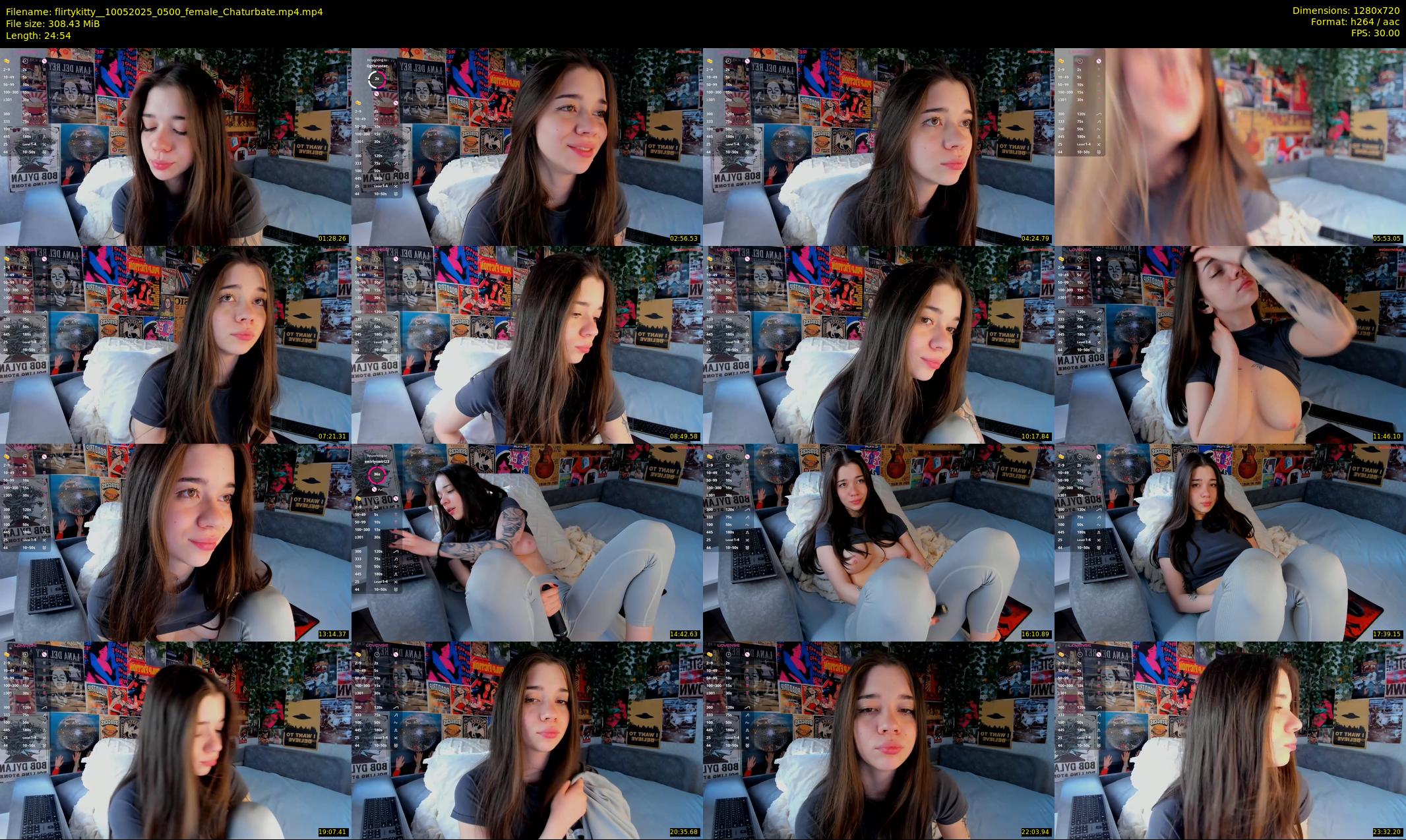 flirtykitty_ — 25 minute Chaturbate female cam show recording, 720p, May 10, 2025