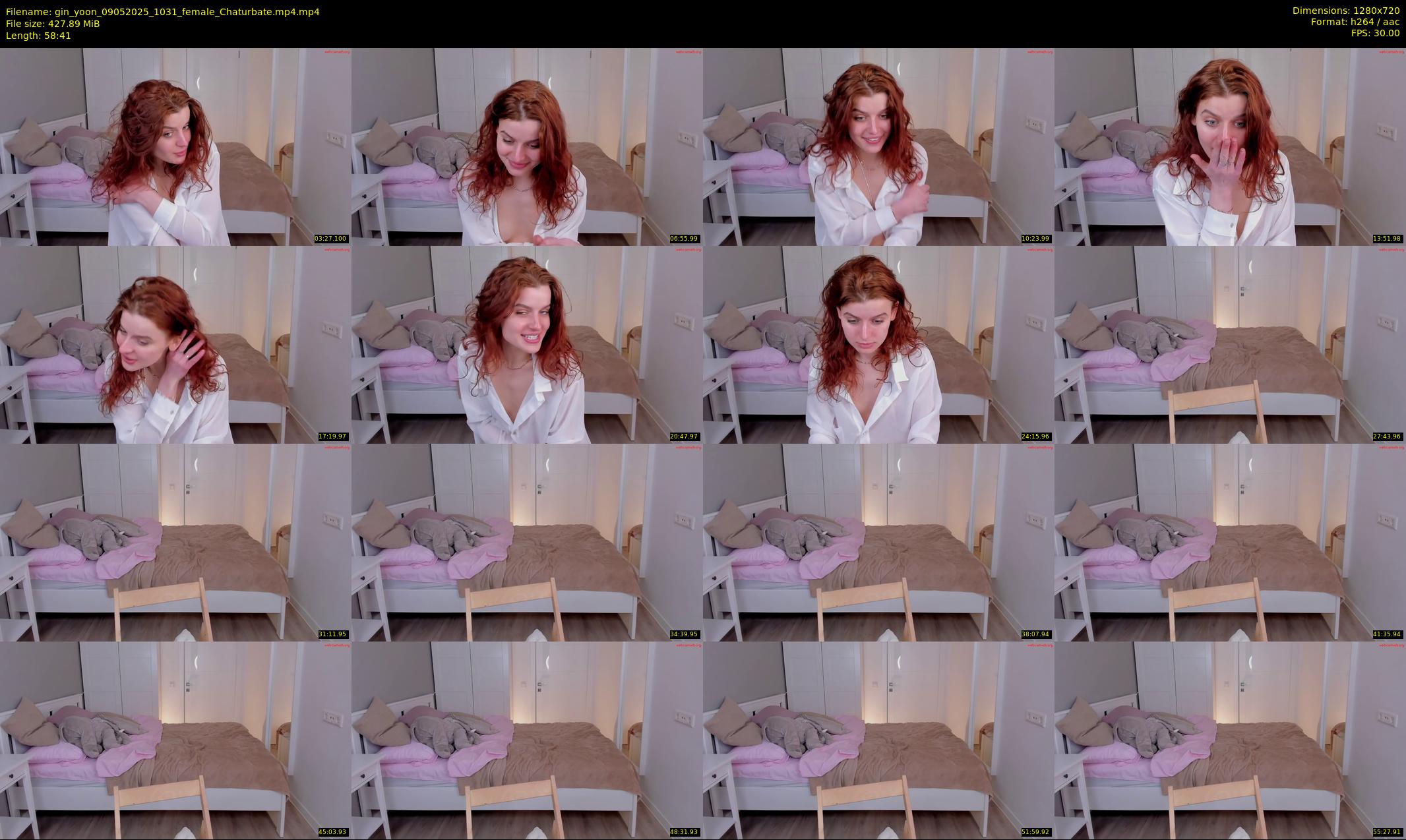 gin_yoon — 59 minute Chaturbate female cam show recording, 720p, May 9, 2025