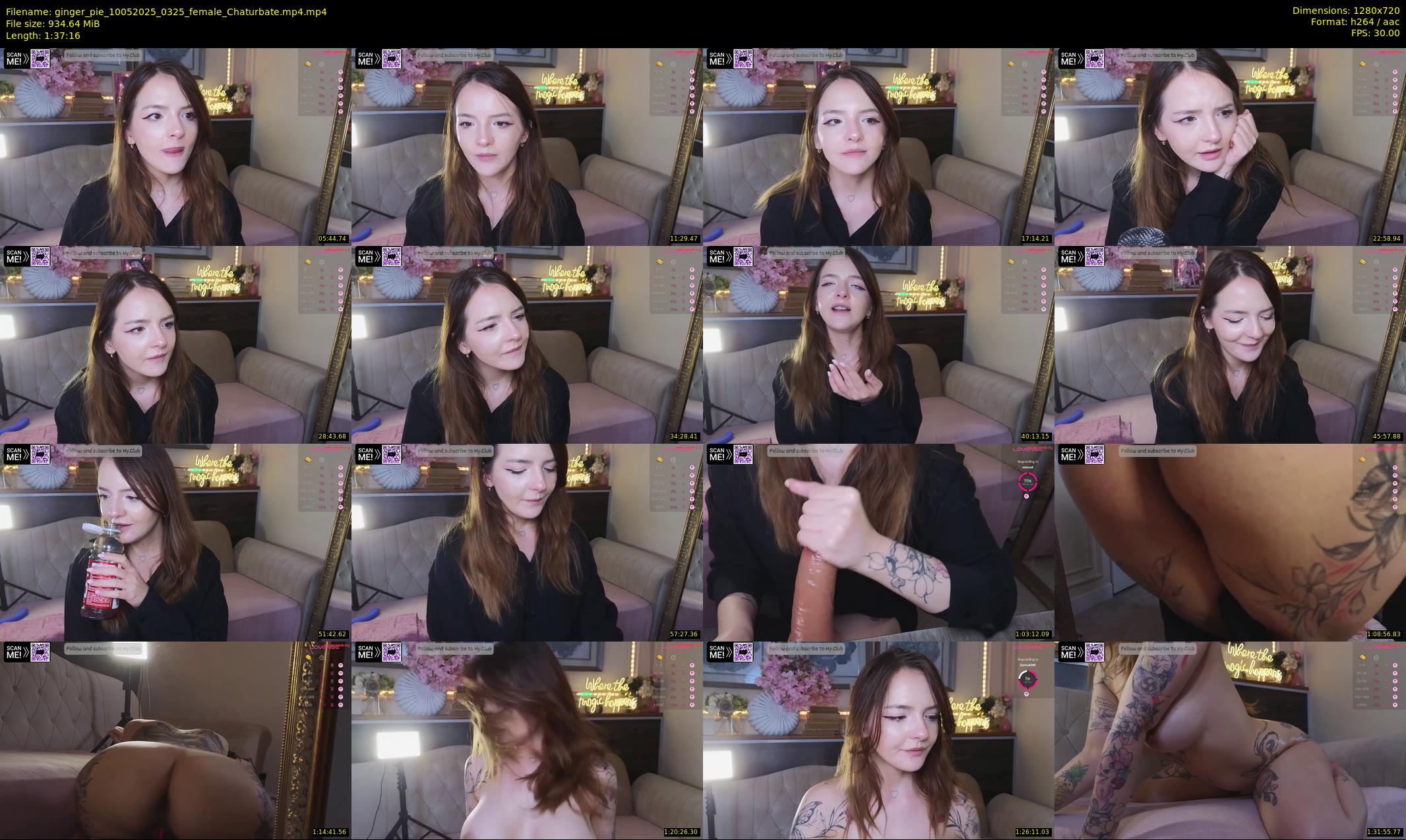 ginger_pie — 98 minute Chaturbate female cam show recording, 720p, May 10, 2025