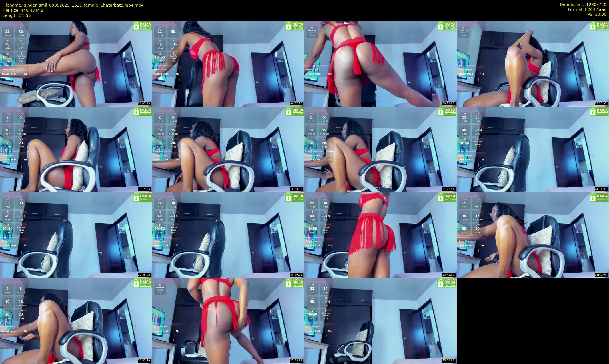 ginger_smil — 52 minute Chaturbate female cam show recording, 720p, May 9, 2025