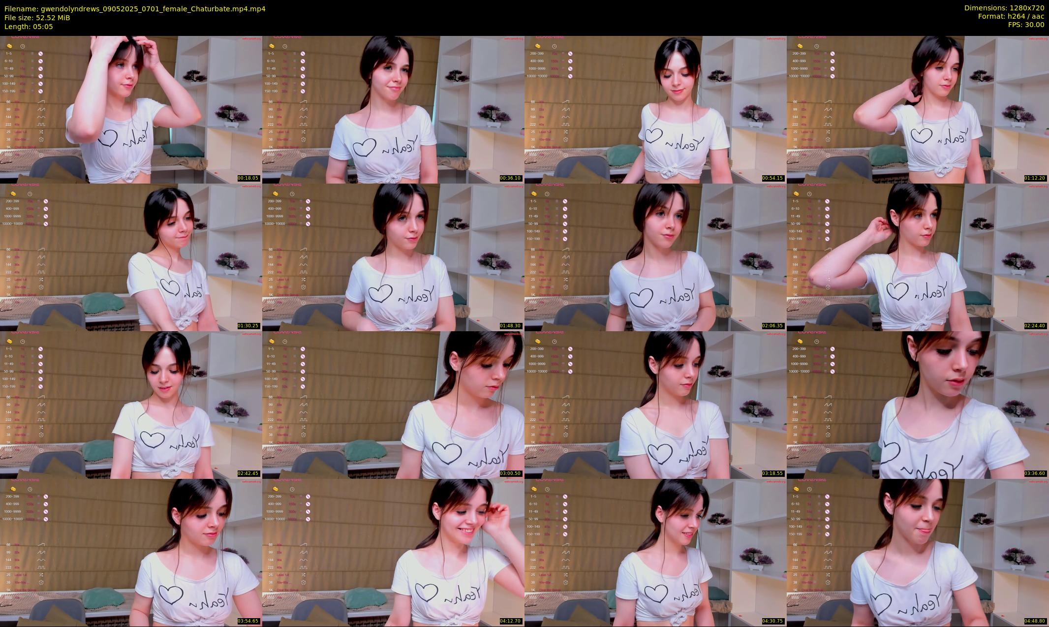 gwendolyndrews — 6 minute Chaturbate female cam show recording, 720p, May 9, 2025