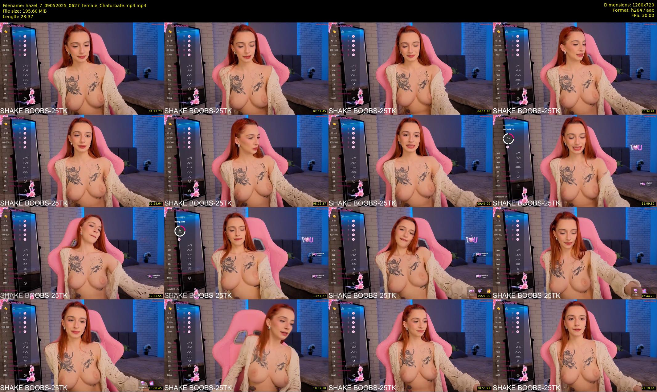 hazel_7 — 24 minute Chaturbate female cam show recording, 720p, May 9, 2025