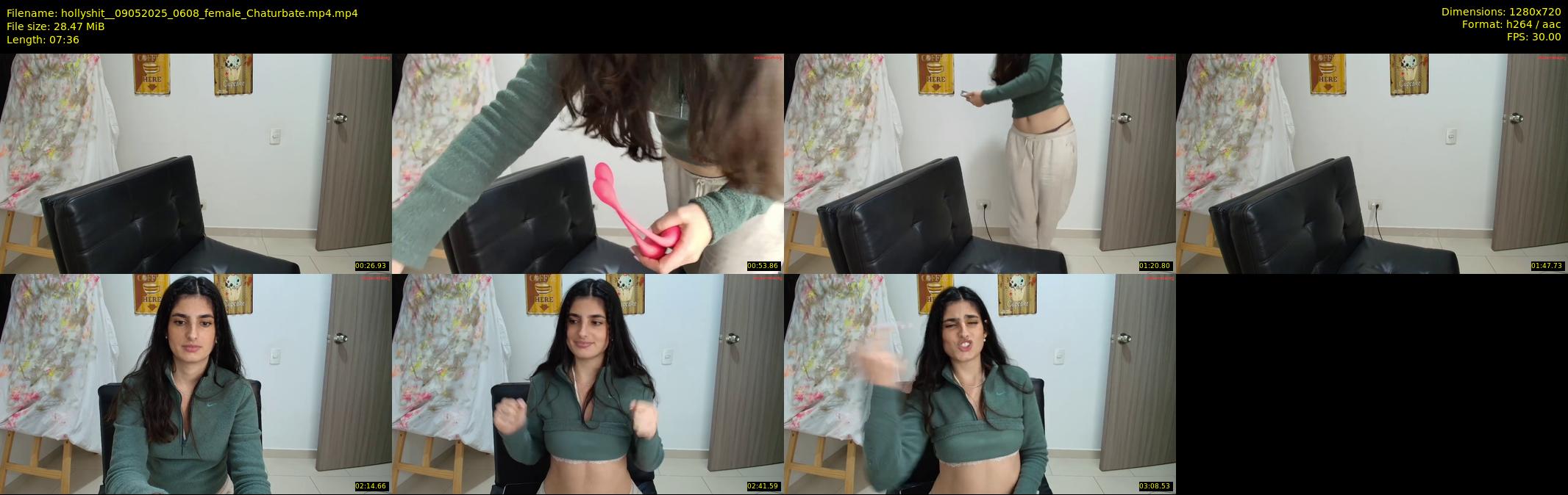 hollyshit_ — 8 minute Chaturbate female cam show recording, 720p, May 9, 2025