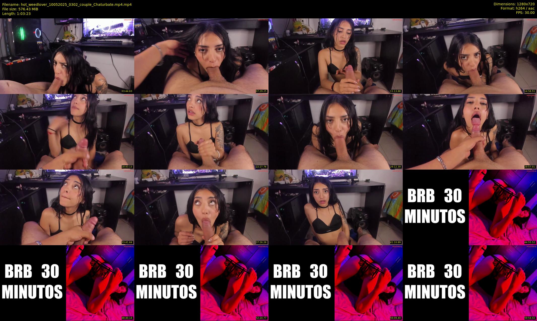 hot_weedlover — 64 minute Chaturbate couple cam show recording, 720p, May 10, 2025