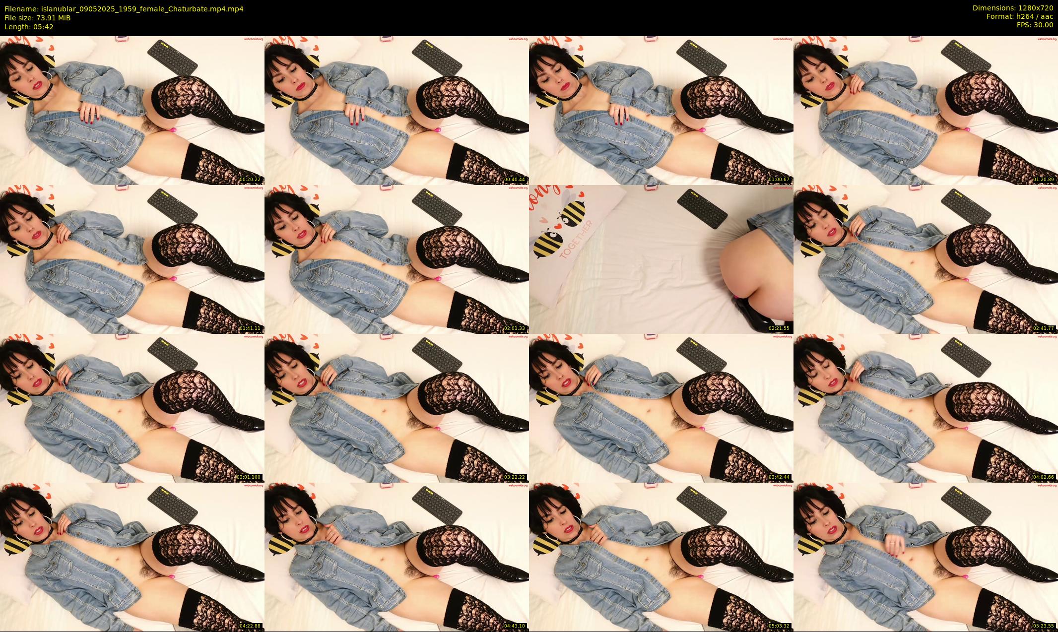 islanublar — 6 minute Chaturbate female cam show recording, 720p, May 9, 2025