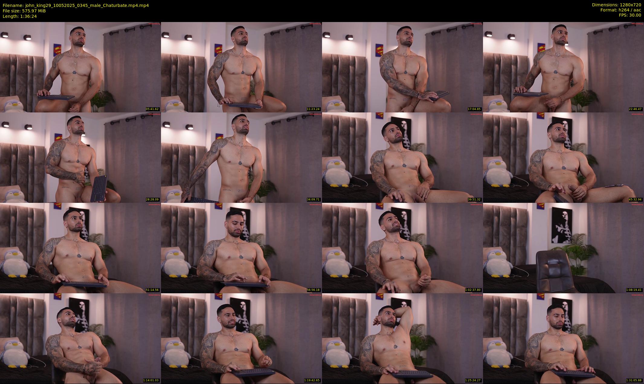 john_king29 — 97 minute Chaturbate male cam show recording, 720p, May 10, 2025