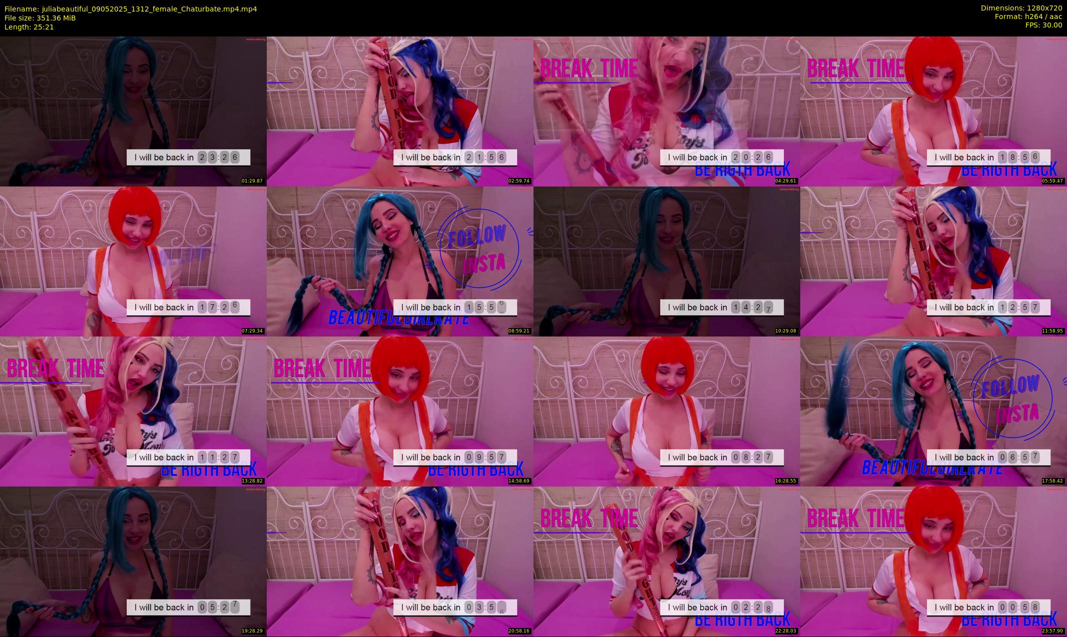 juliabeautiful — 26 minute Chaturbate female cam show recording, 720p, May 9, 2025