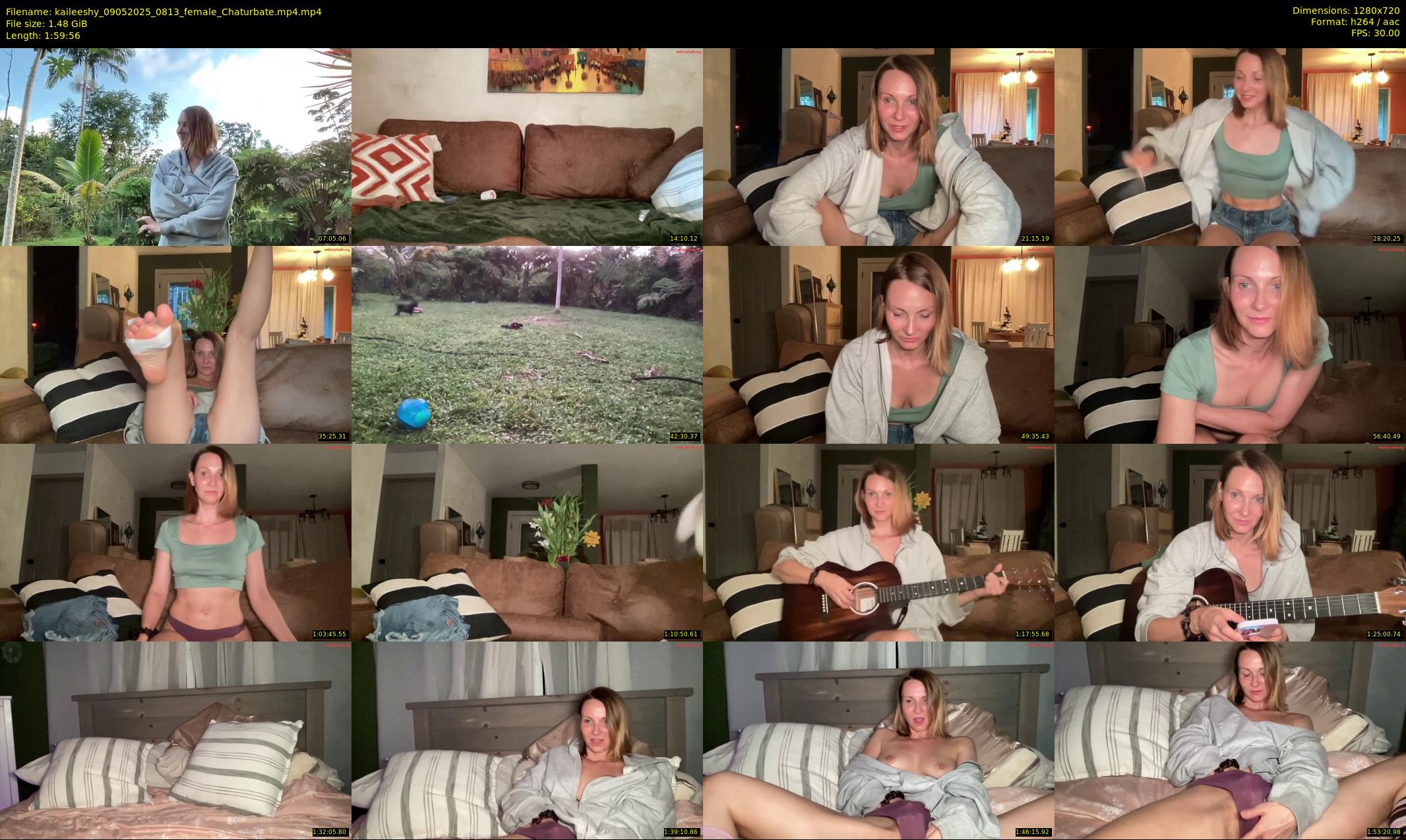 kaileeshy — 120 minute Chaturbate female cam show recording, 720p, May 9, 2025