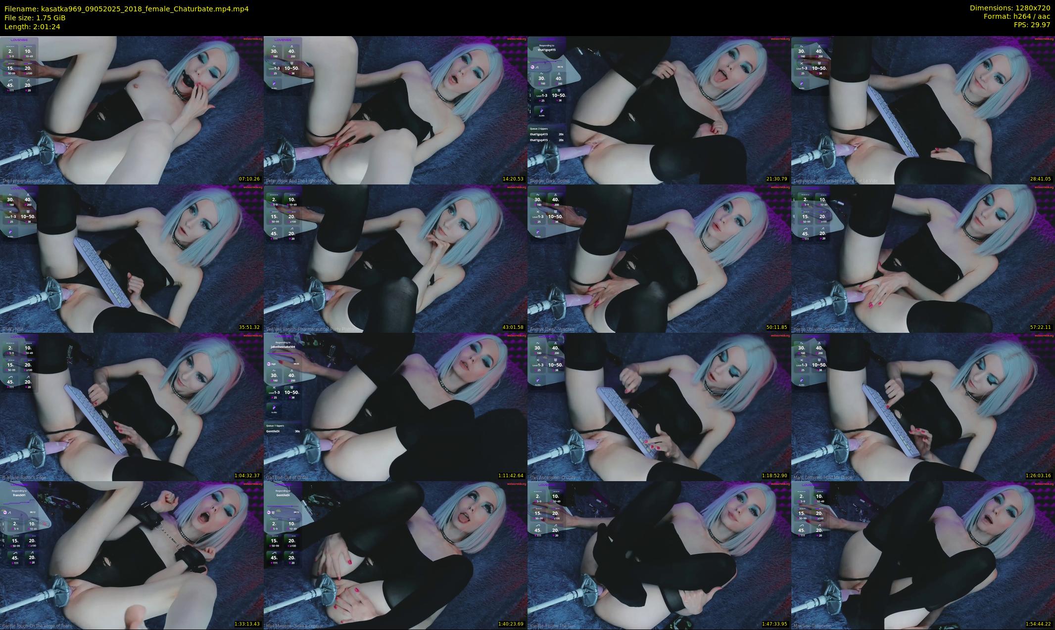 kasatka969 — 122 minute Chaturbate female cam show recording, 720p, May 9, 2025