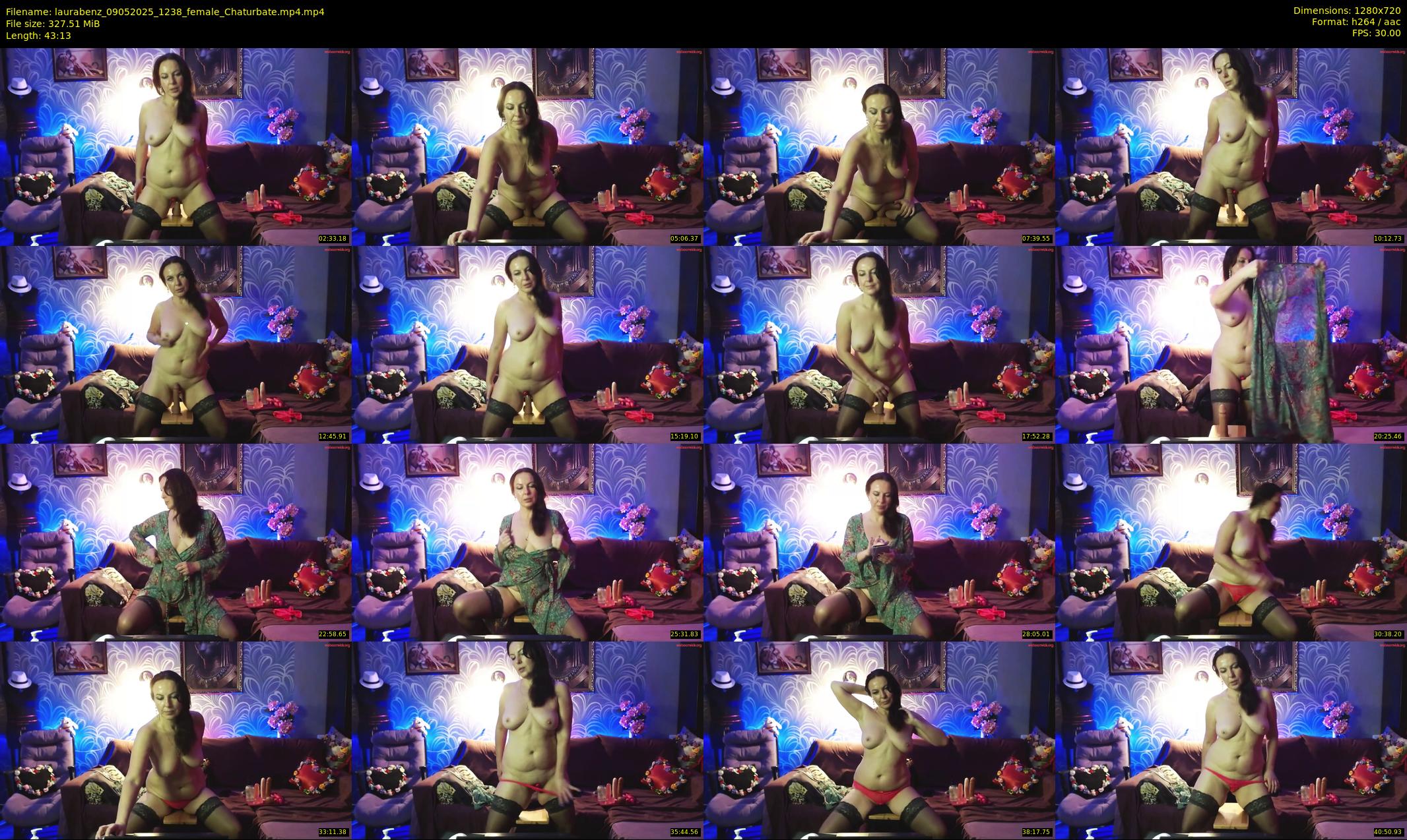 laurabenz — 44 minute Chaturbate female cam show recording, 720p, May 9, 2025