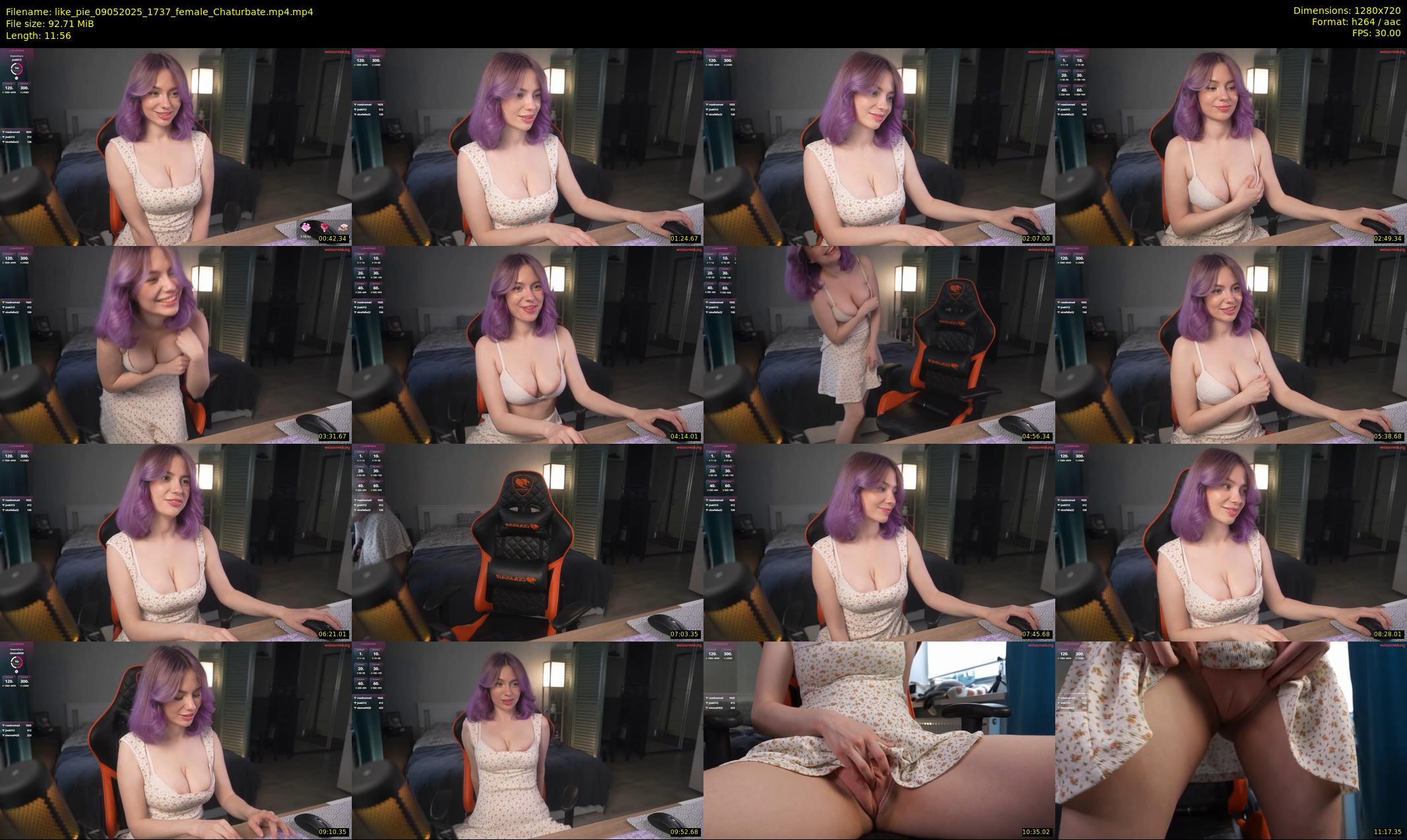 like_pie — 12 minute Chaturbate couple cam show recording, 720p, May 9, 2025