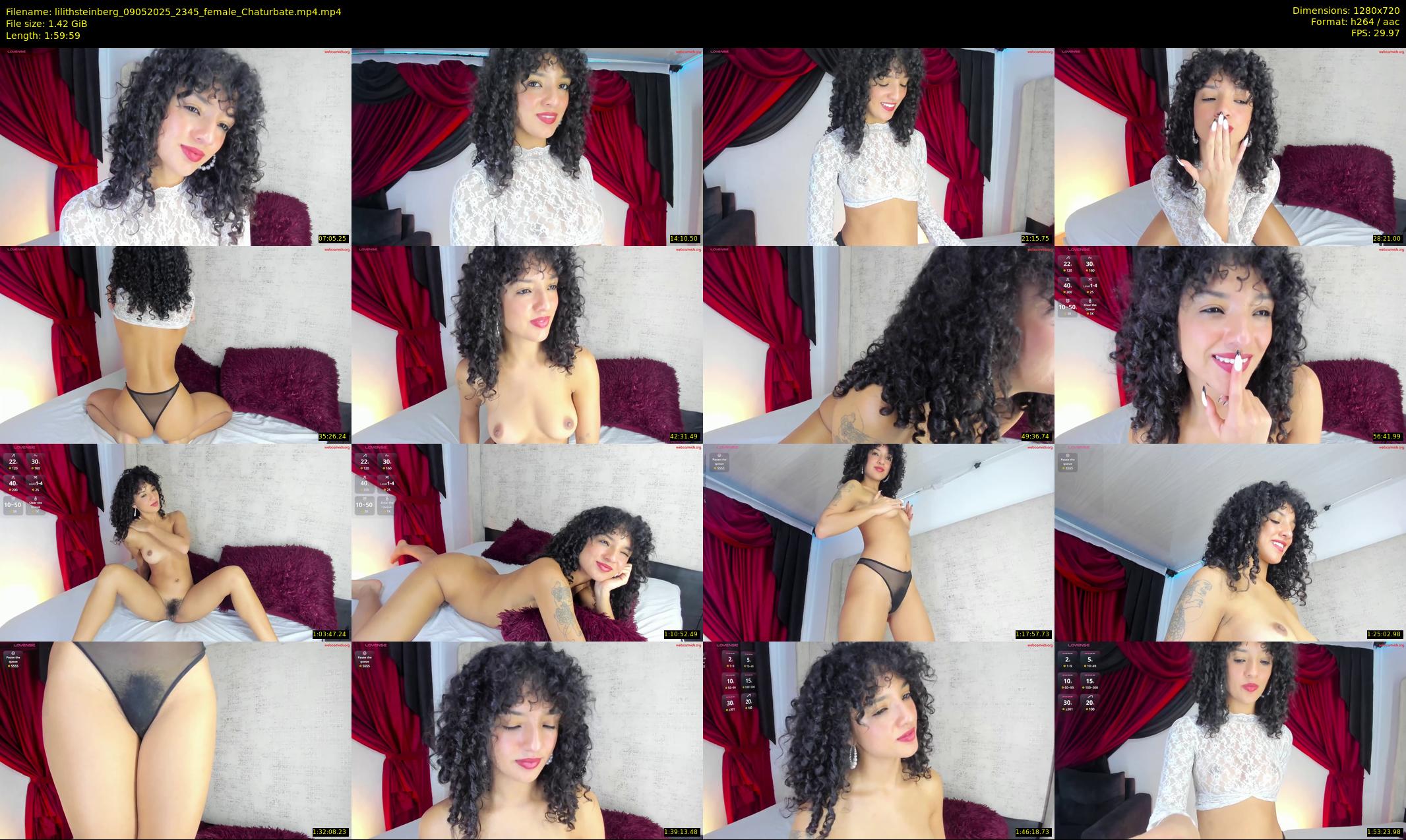 lilithsteinberg — 120 minute Chaturbate female cam show recording, 720p, May 9, 2025