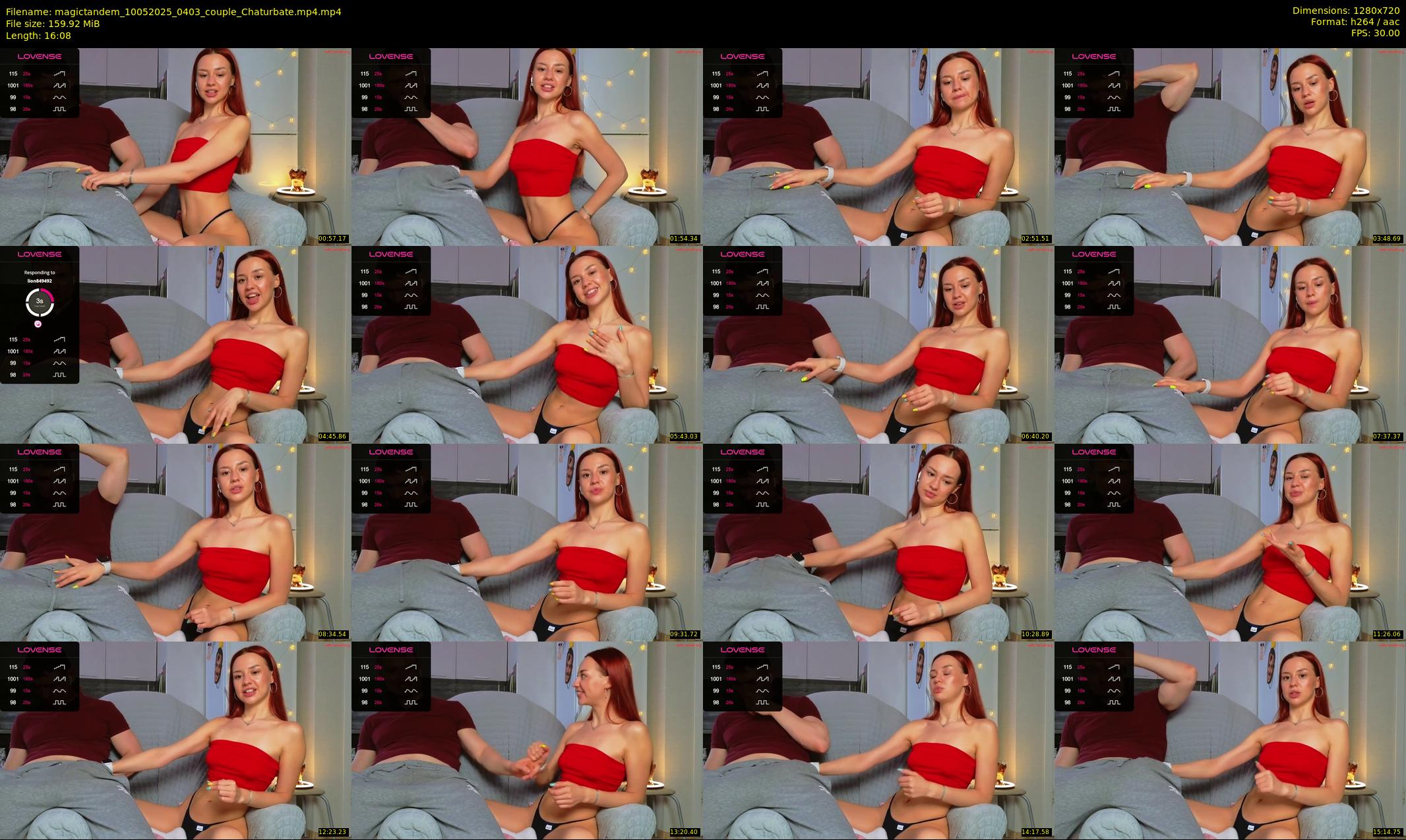 magictandem — 17 minute Chaturbate couple cam show recording, 720p, May 10, 2025