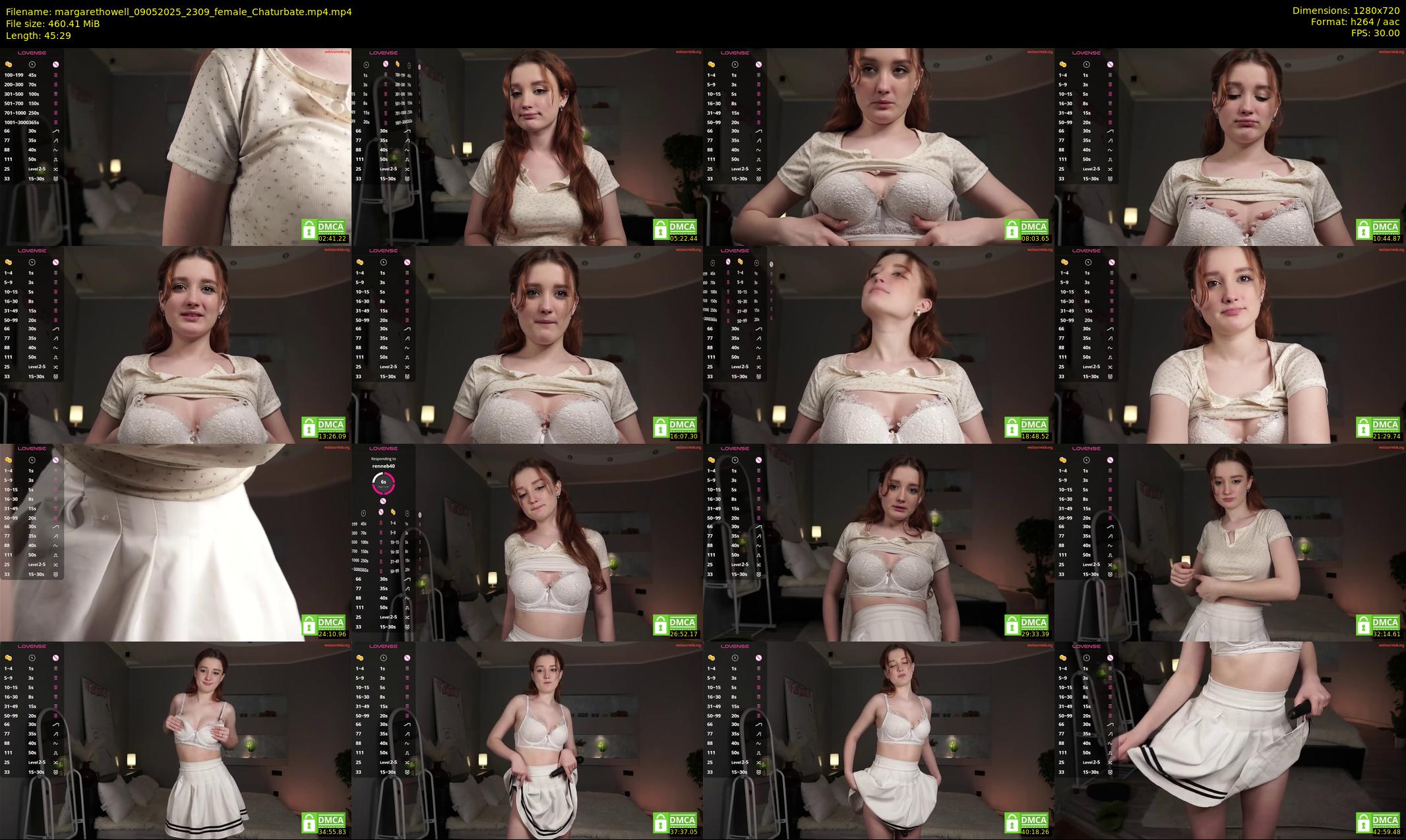 margarethowell — 46 minute Chaturbate female cam show recording, 720p, May 9, 2025
