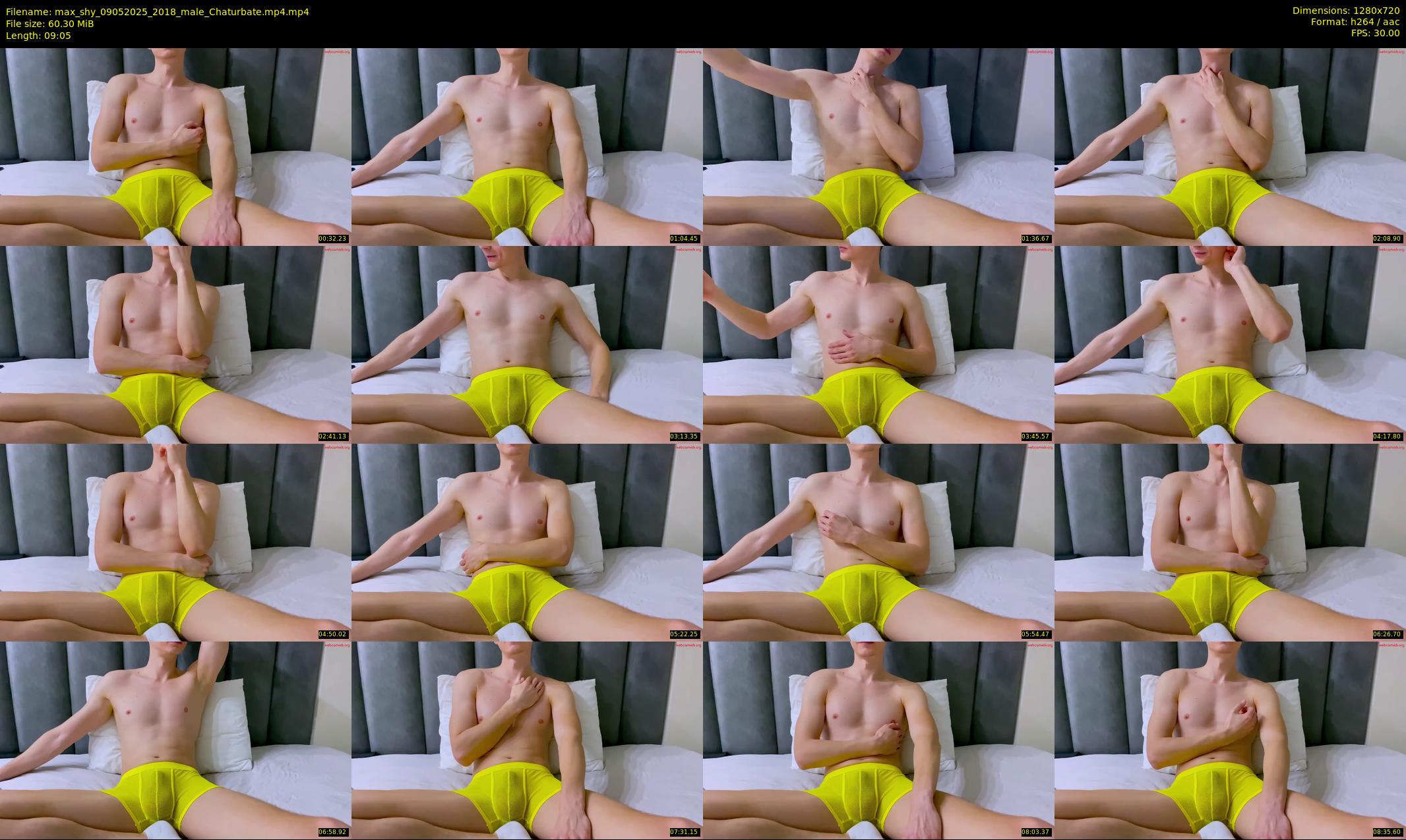 max_shy — 10 minute Chaturbate male cam show recording, 720p, May 9, 2025