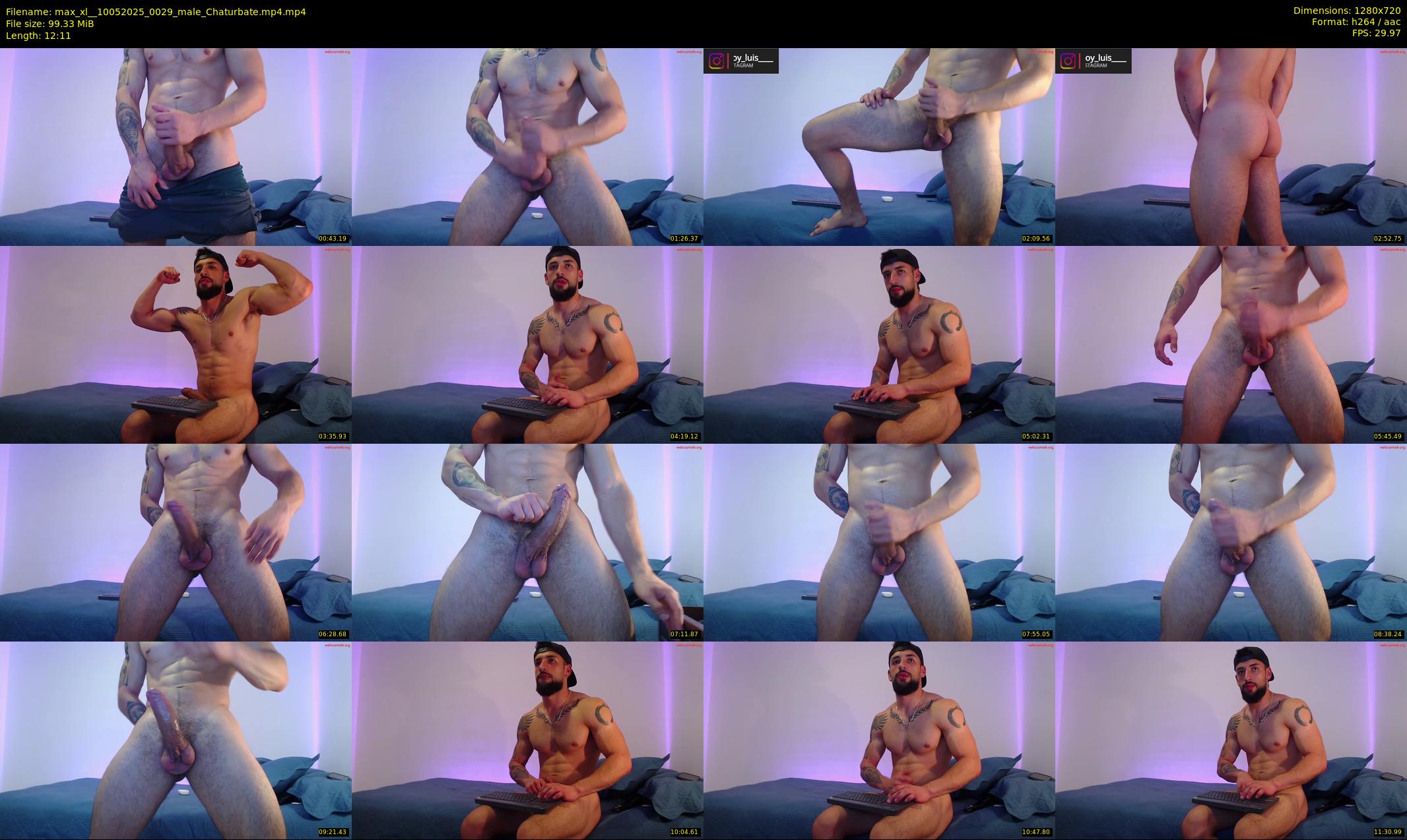 max_xl_ — 13 minute Chaturbate male cam show recording, 720p, May 10, 2025