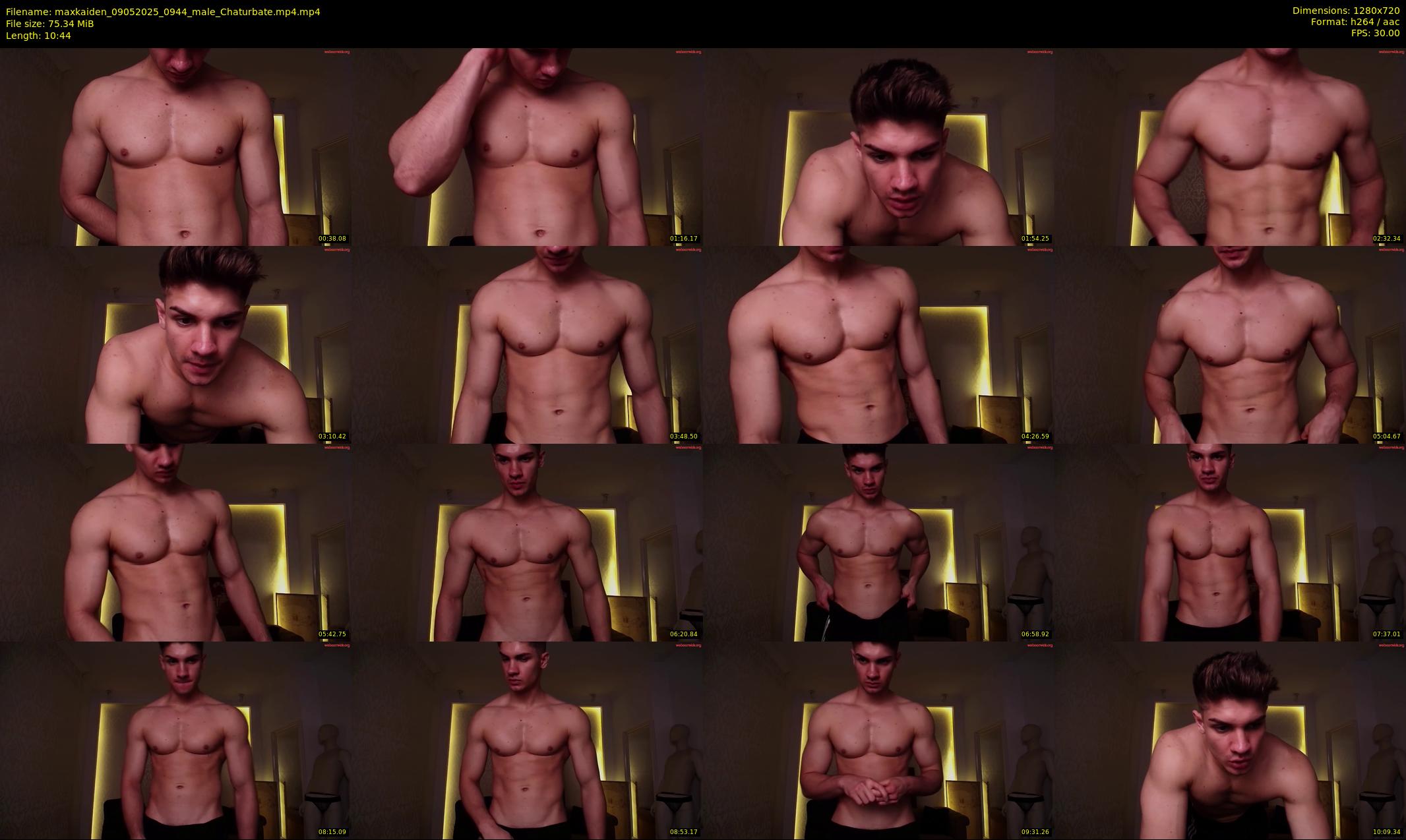 maxkaiden — 11 minute Chaturbate male cam show recording, 720p, May 9, 2025