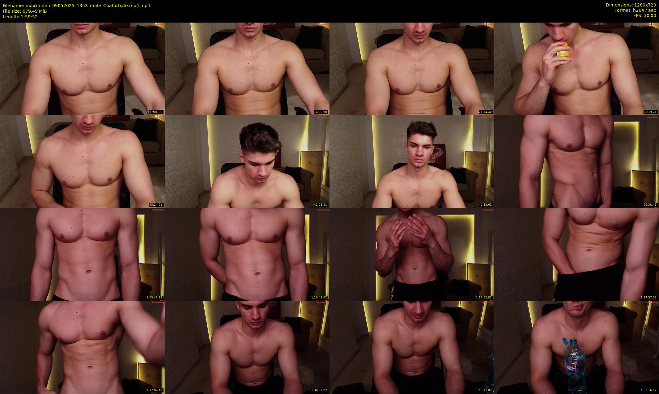 maxkaiden — 120 minute Chaturbate male cam show recording, 720p, May 9, 2025