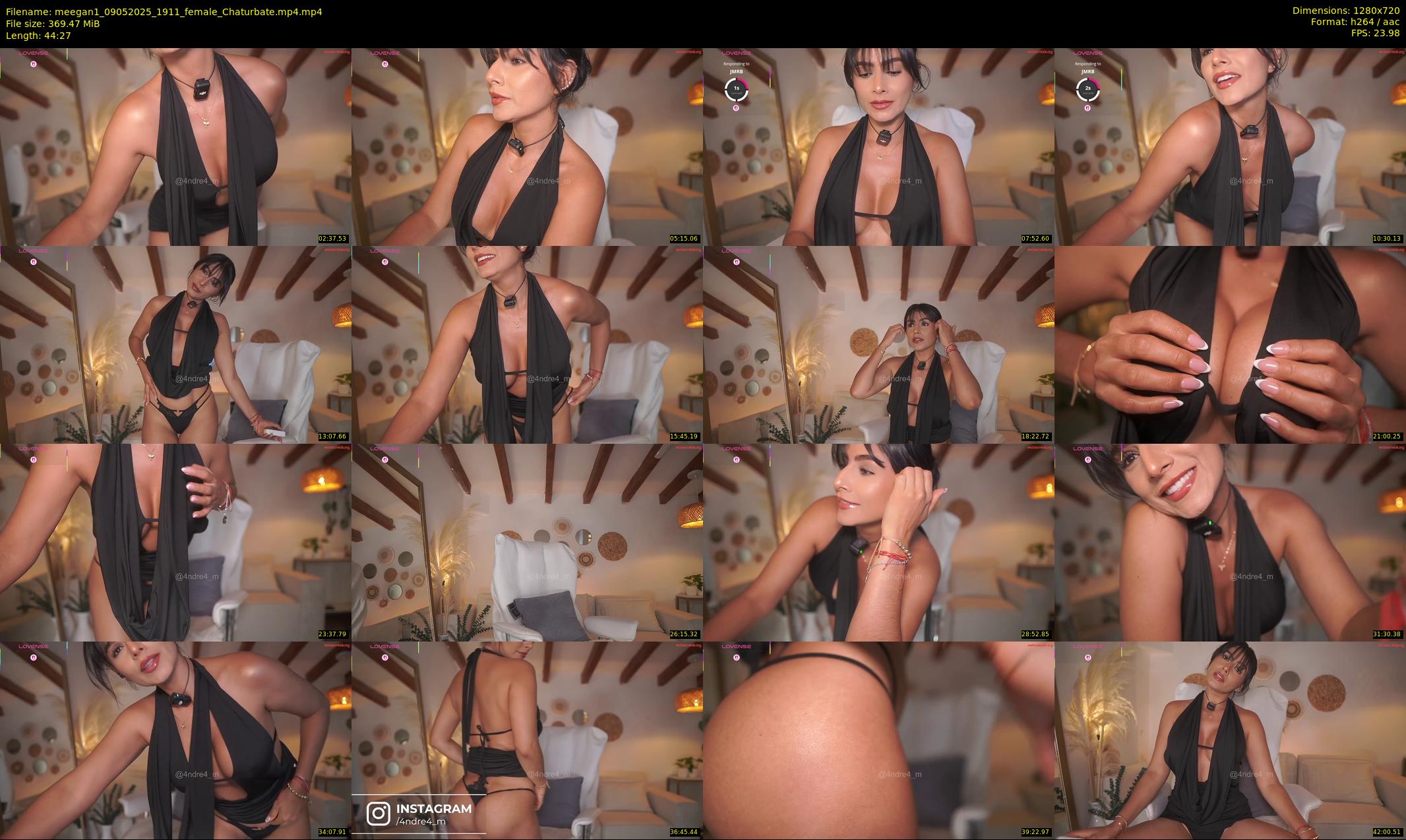 meegan1 — 45 minute Chaturbate female cam show recording, 720p, May 9, 2025