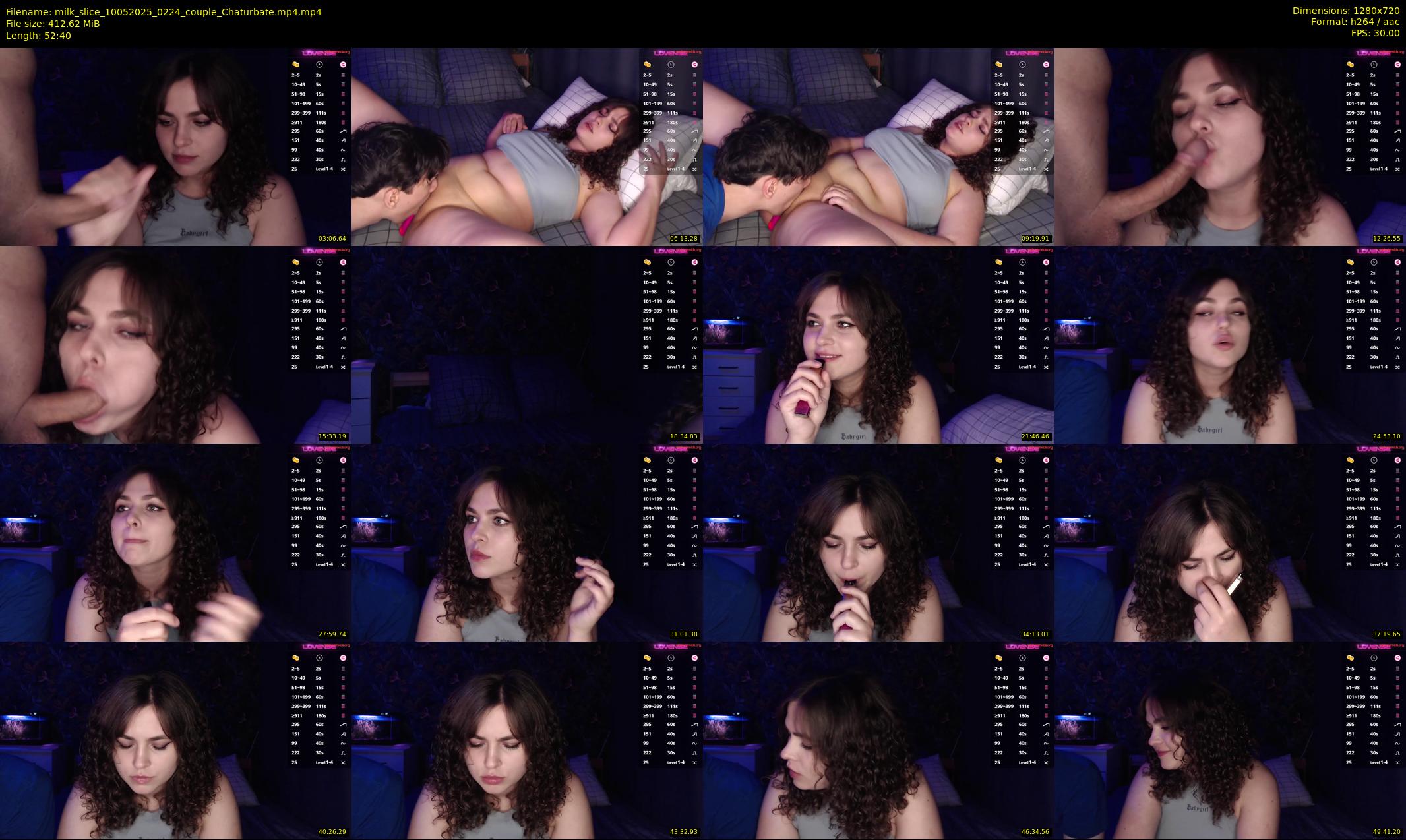 milk_slice — 53 minute Chaturbate couple cam show recording, 720p, May 10, 2025